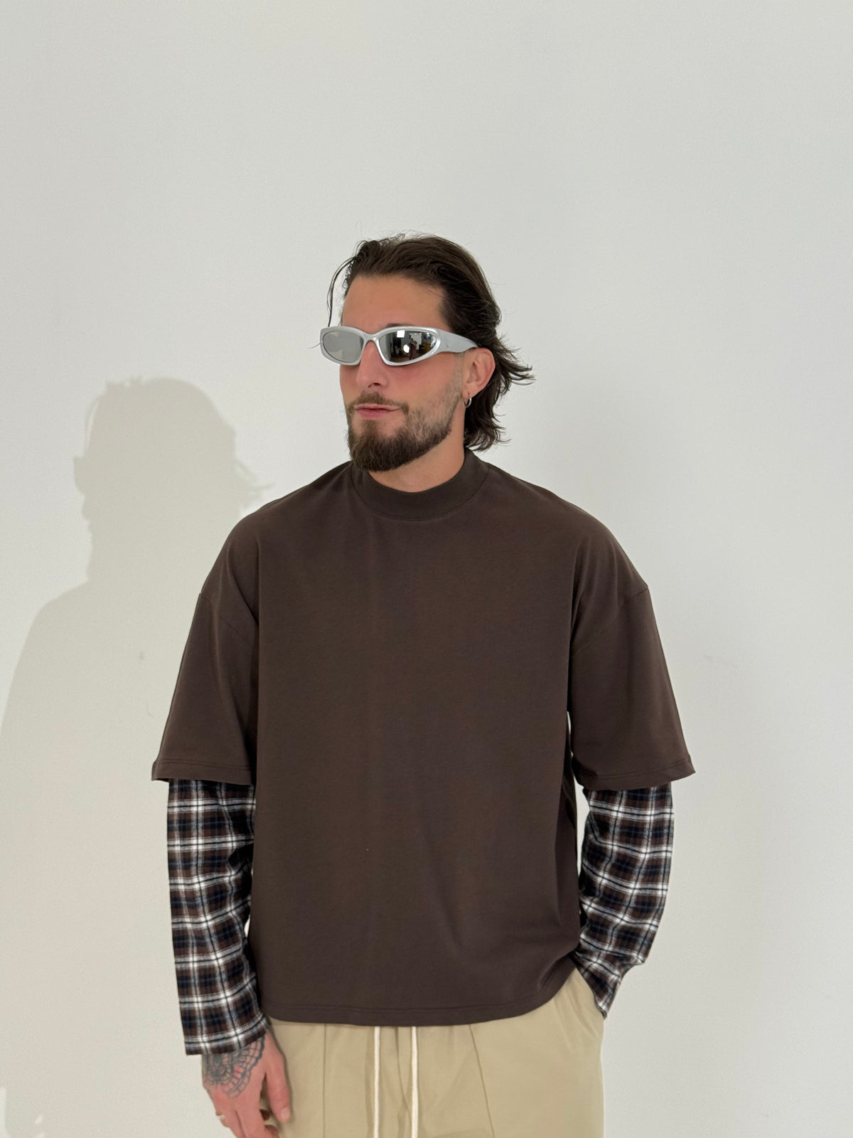 Long sleeve double check
