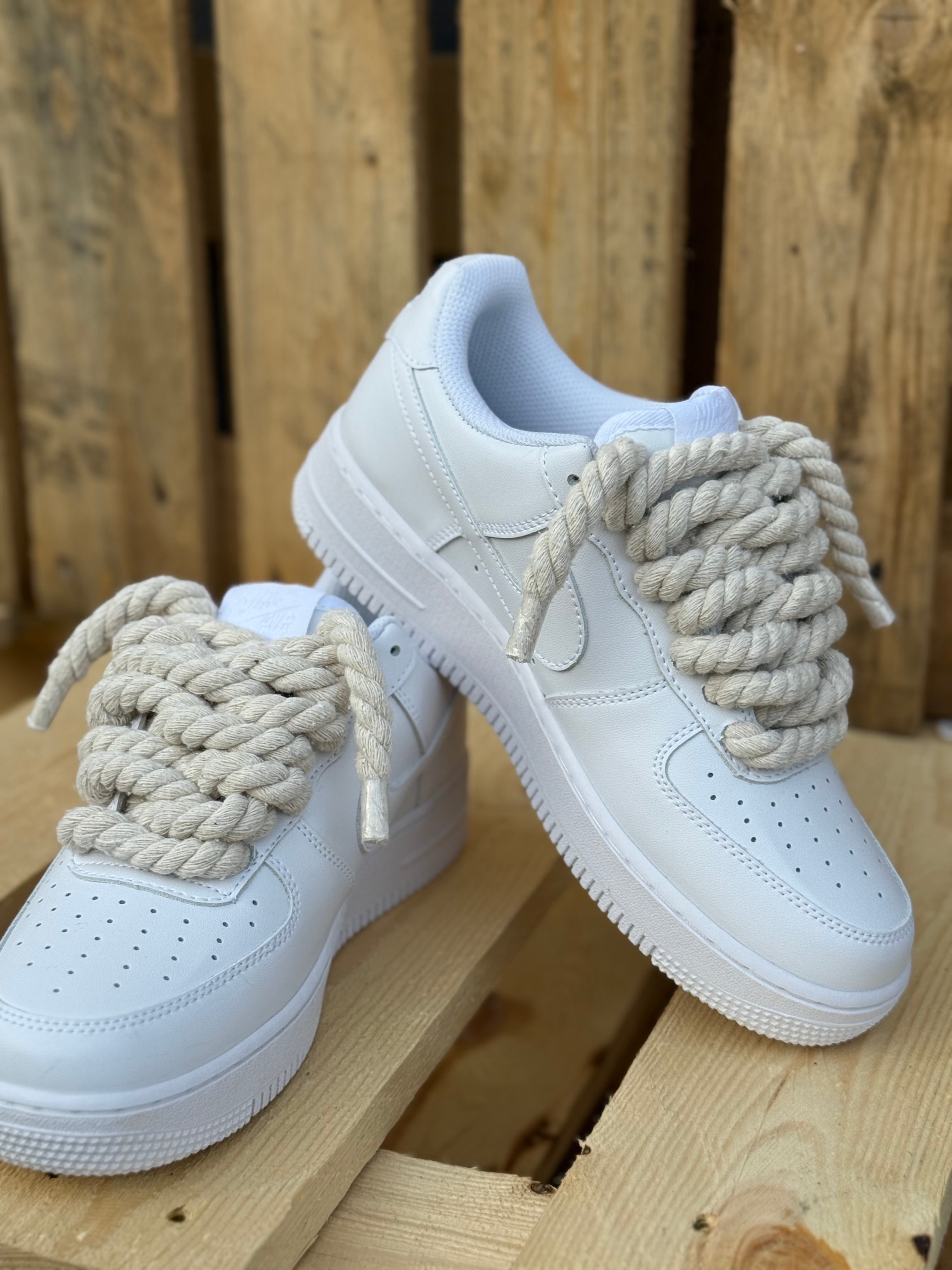 AF1 rope laces beige