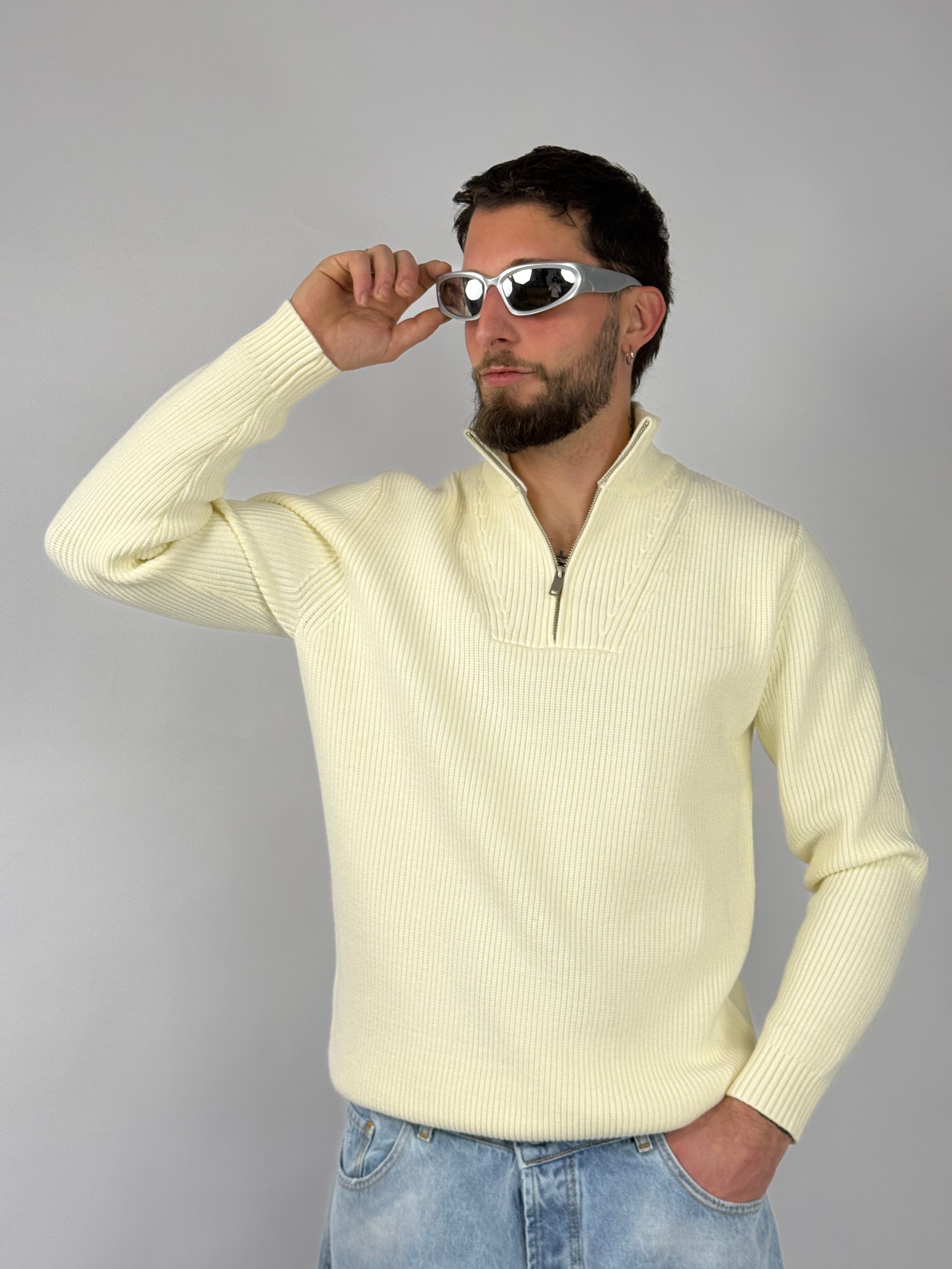 Maglione half zip “Benedict”