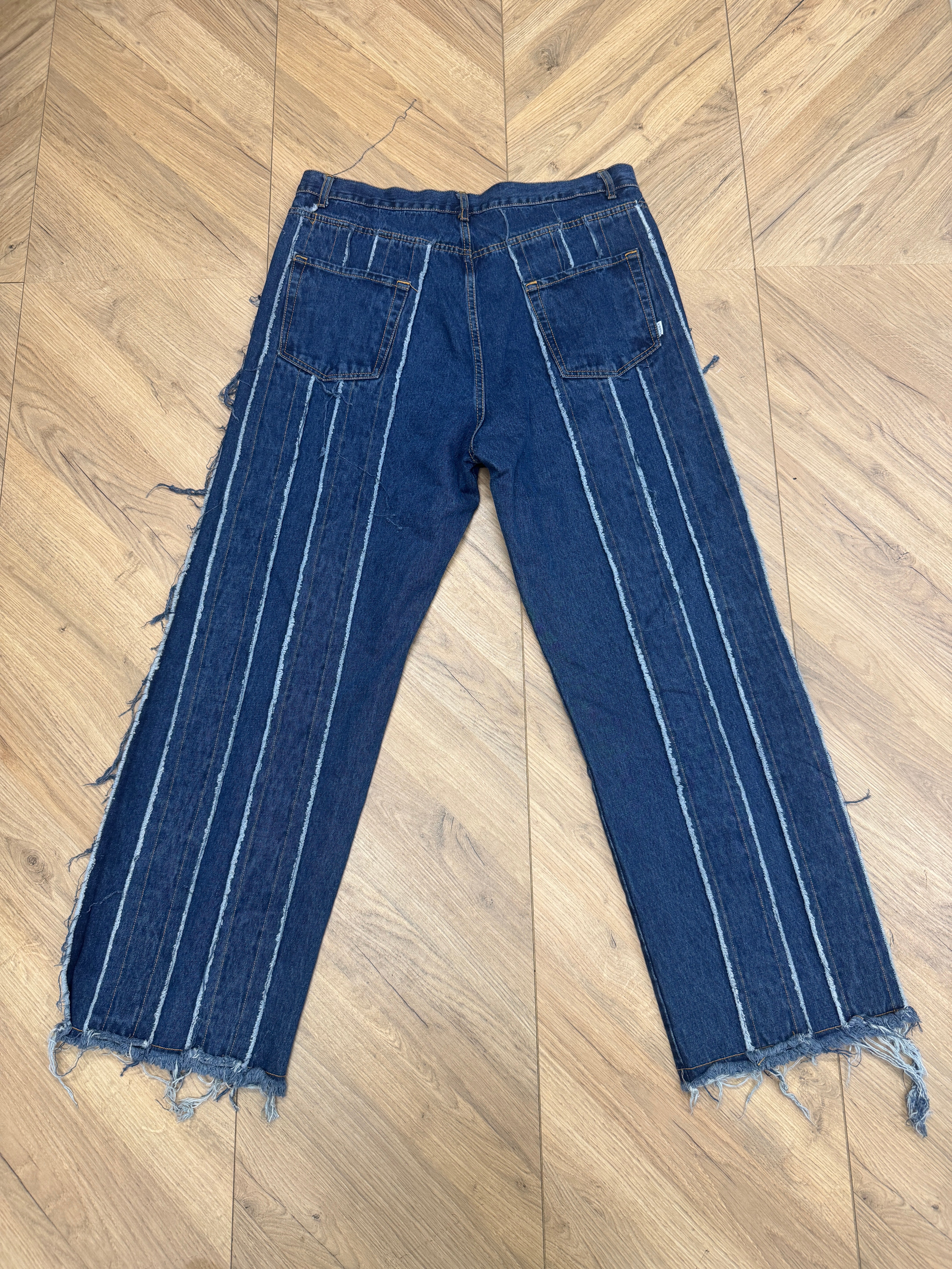 Jeans Baggy ripped blue
