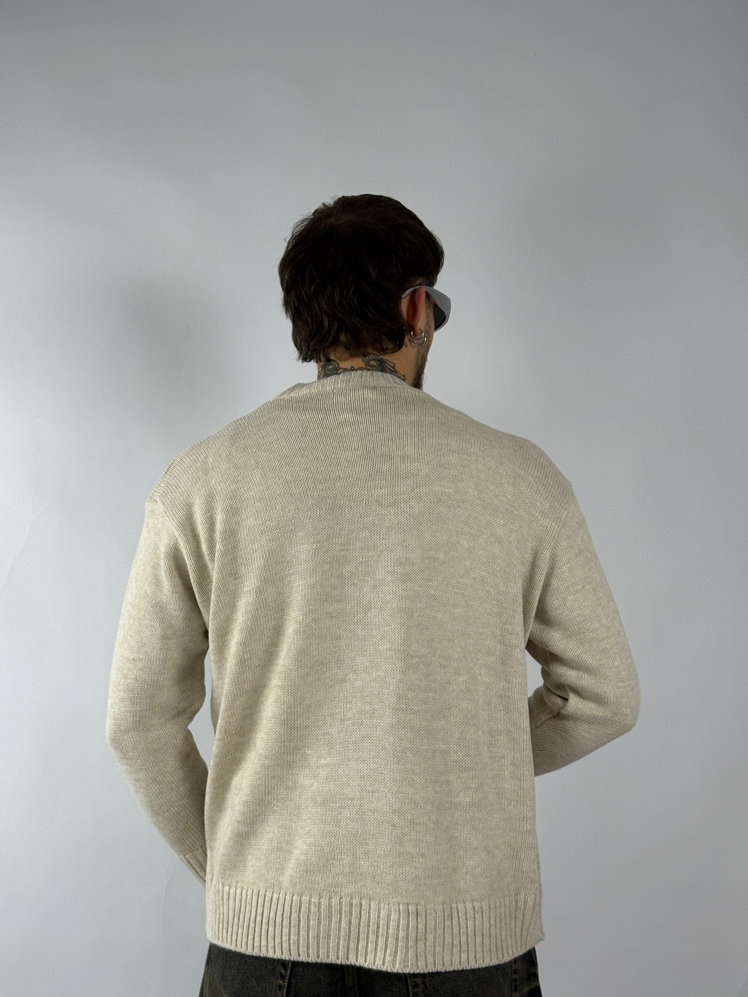 Maglione “Office” beige