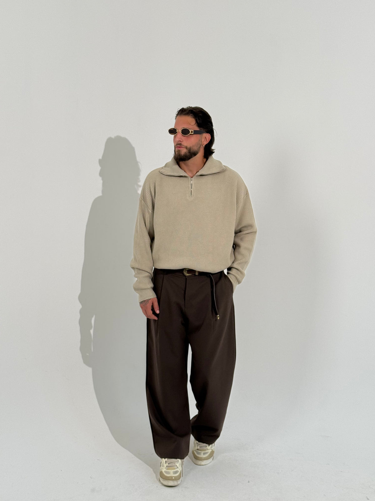 Maglione “Kyoto” half zip
