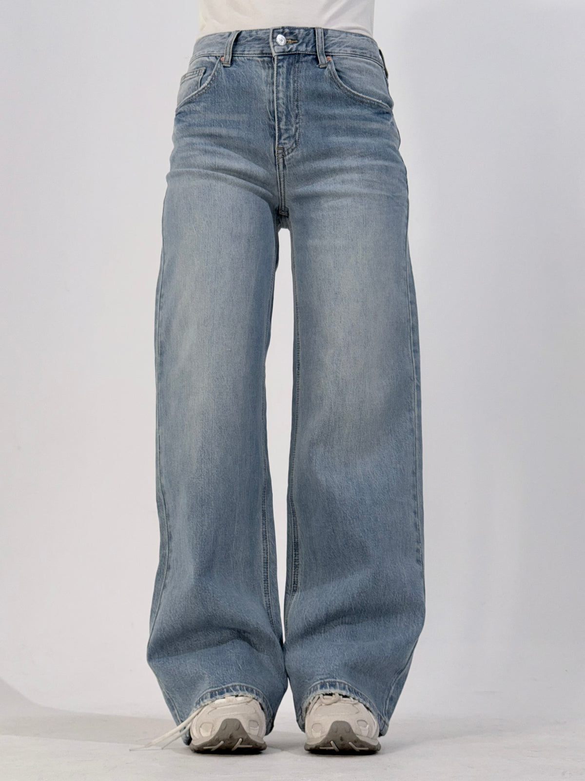 Jeans palazzo denim chiaro