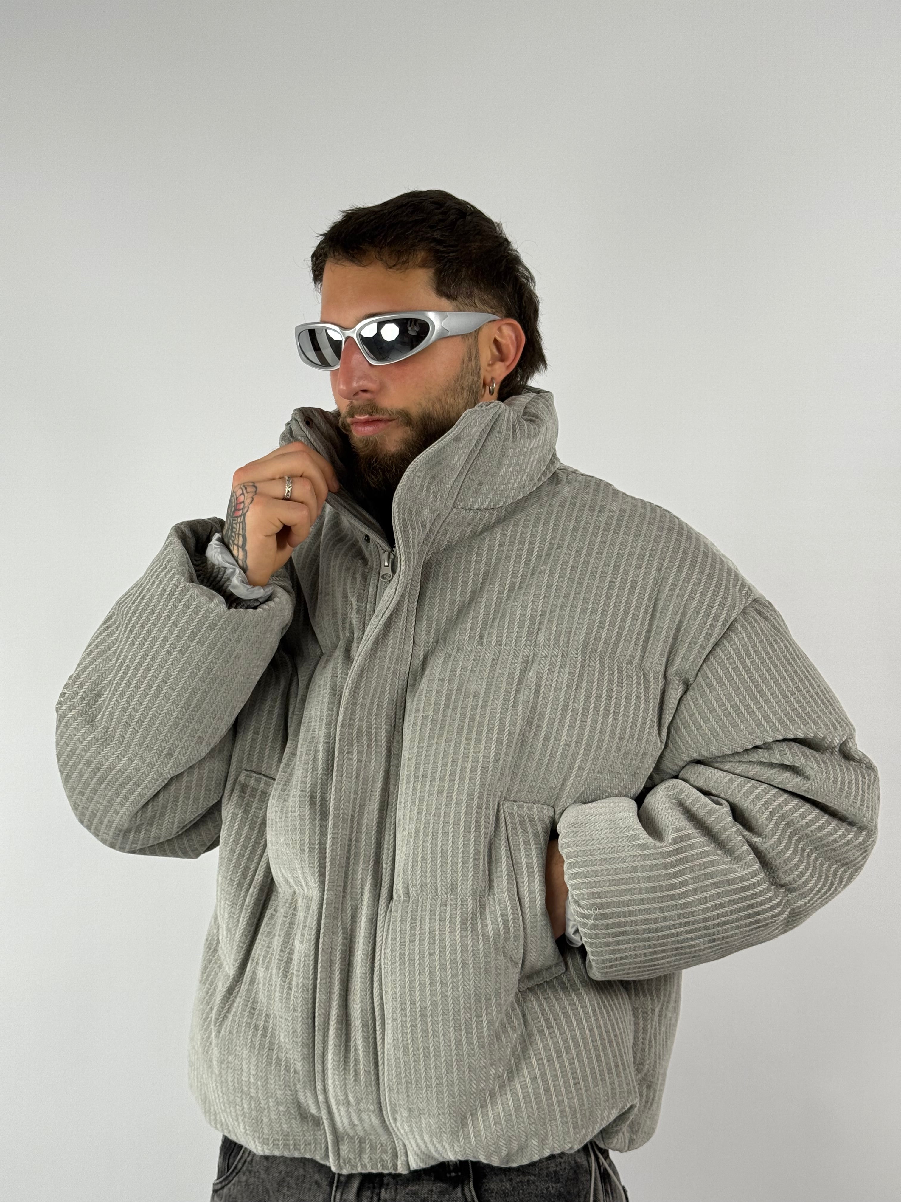 Bomber “Cortina” silver