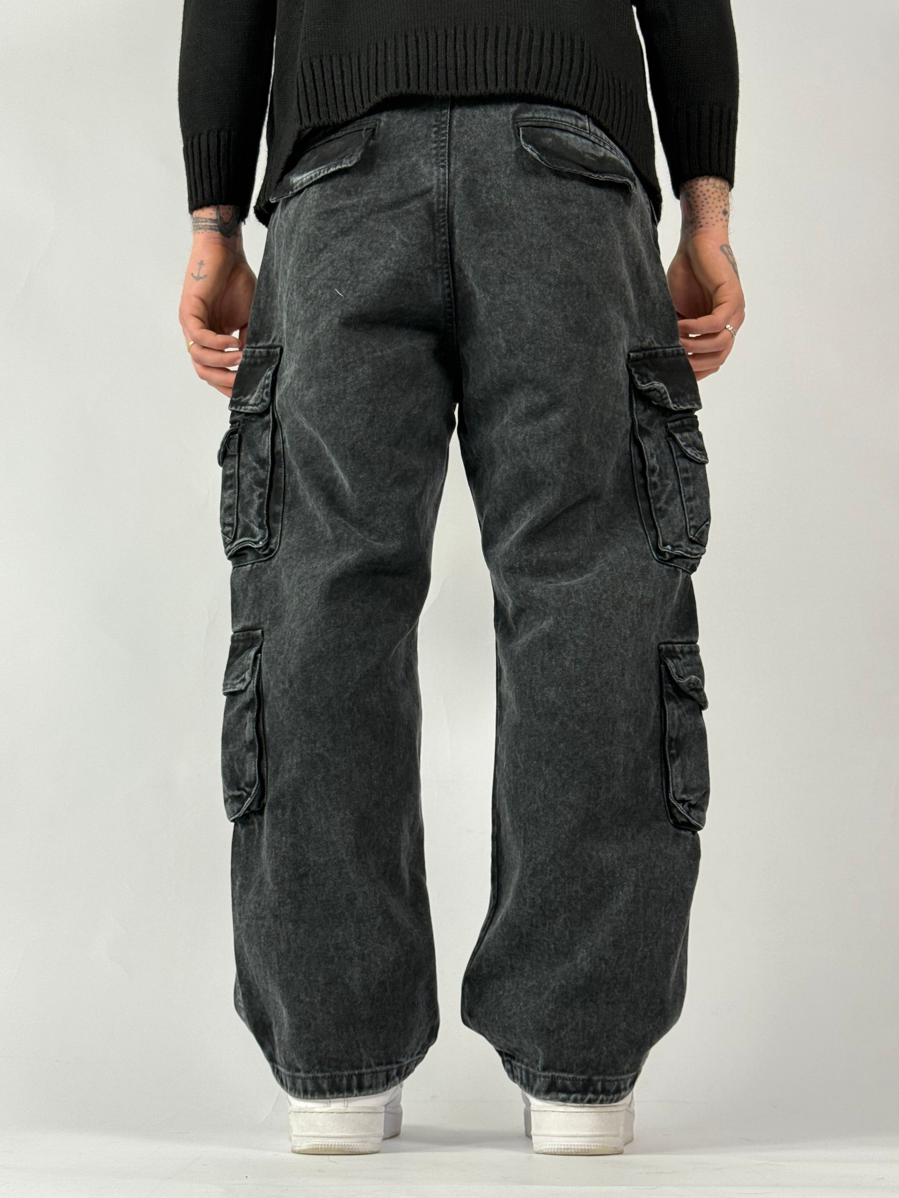 Jeans cargo “stone”