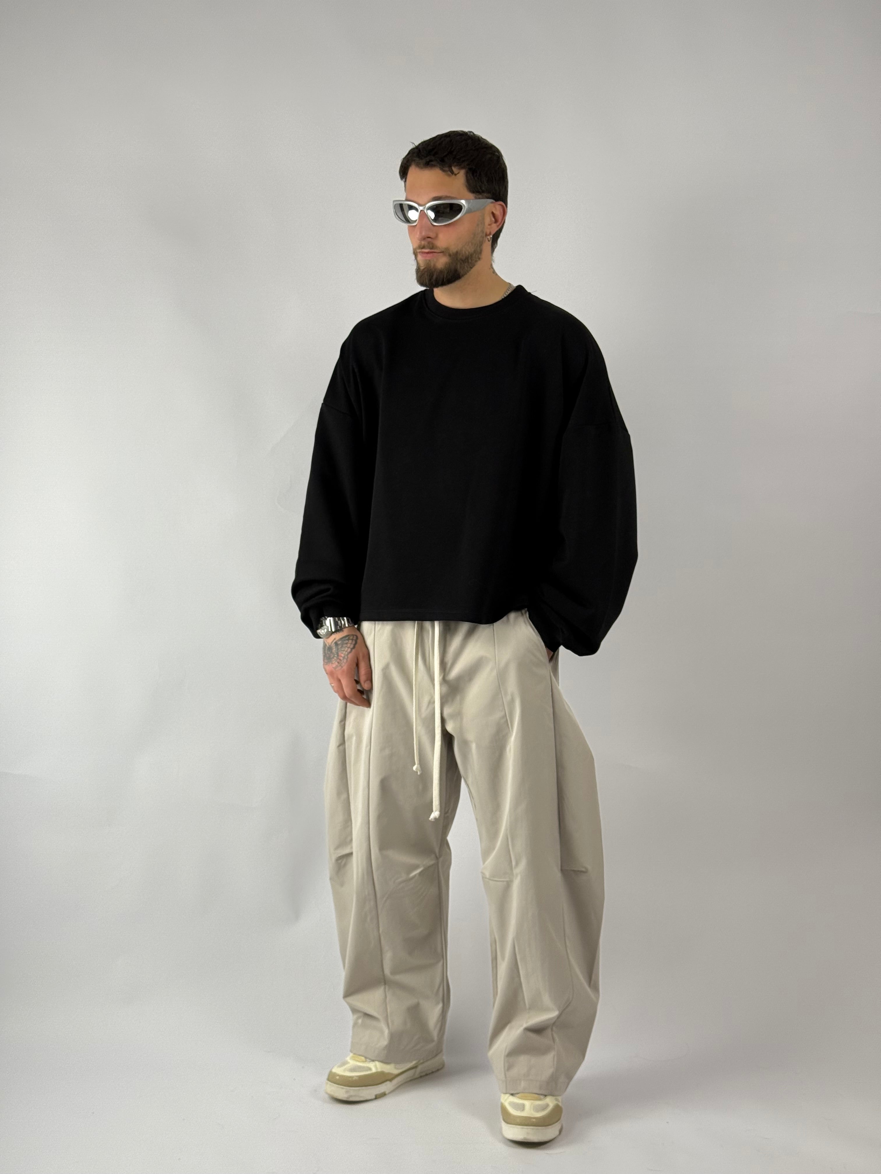 Felpa crop “airy”