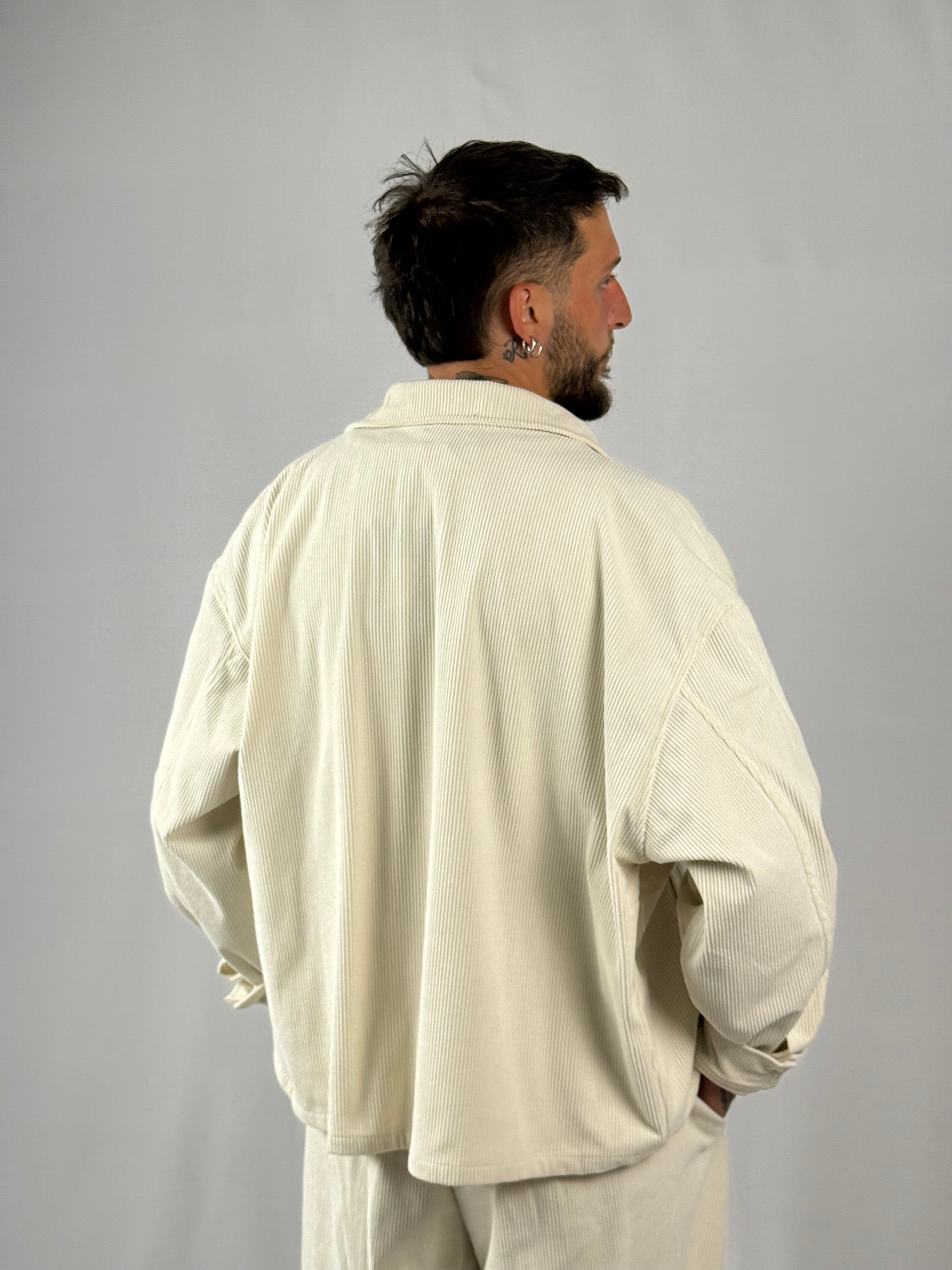 Jacket velluto panna