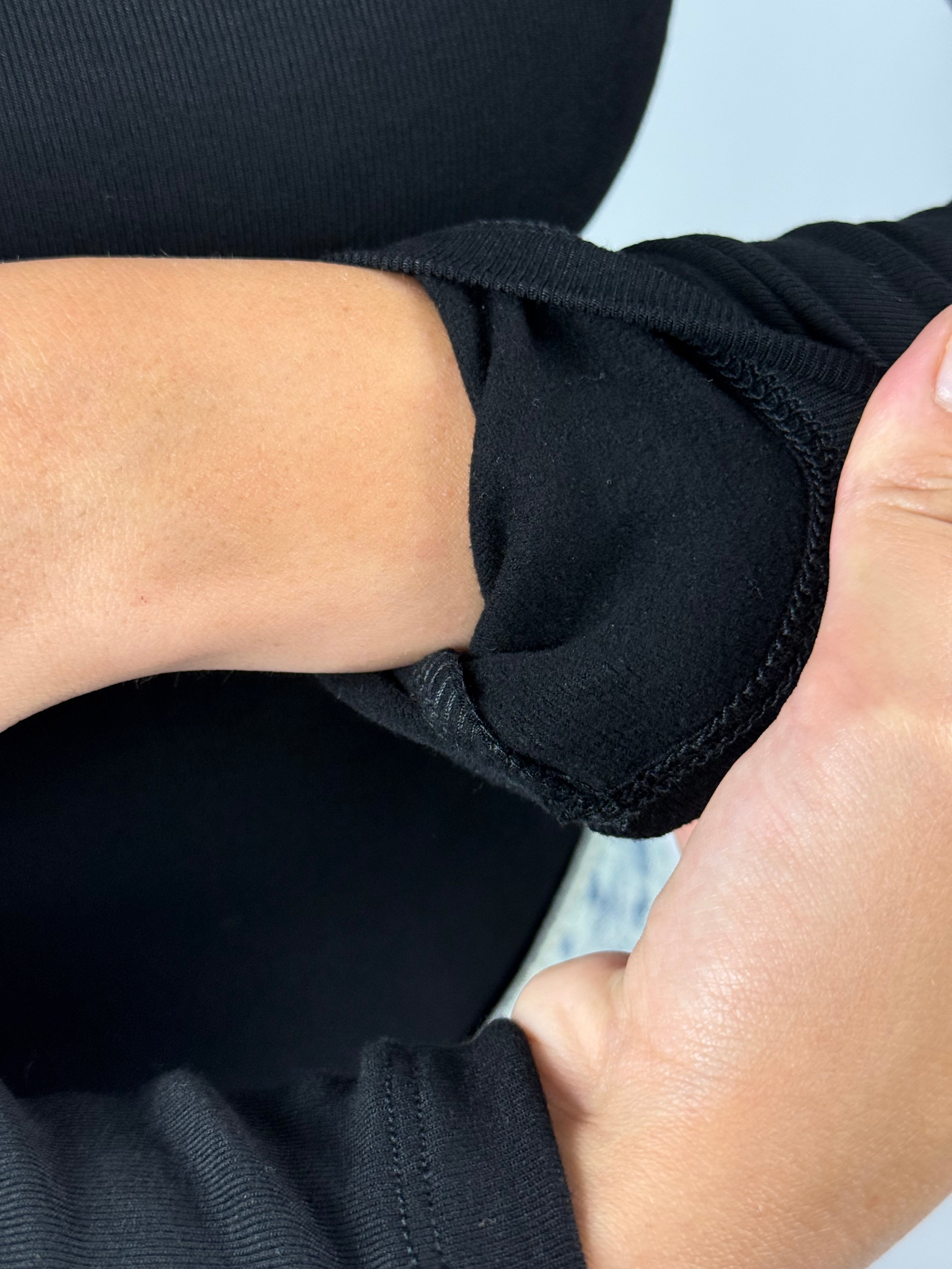 T-shirt maniche lunghe felpata