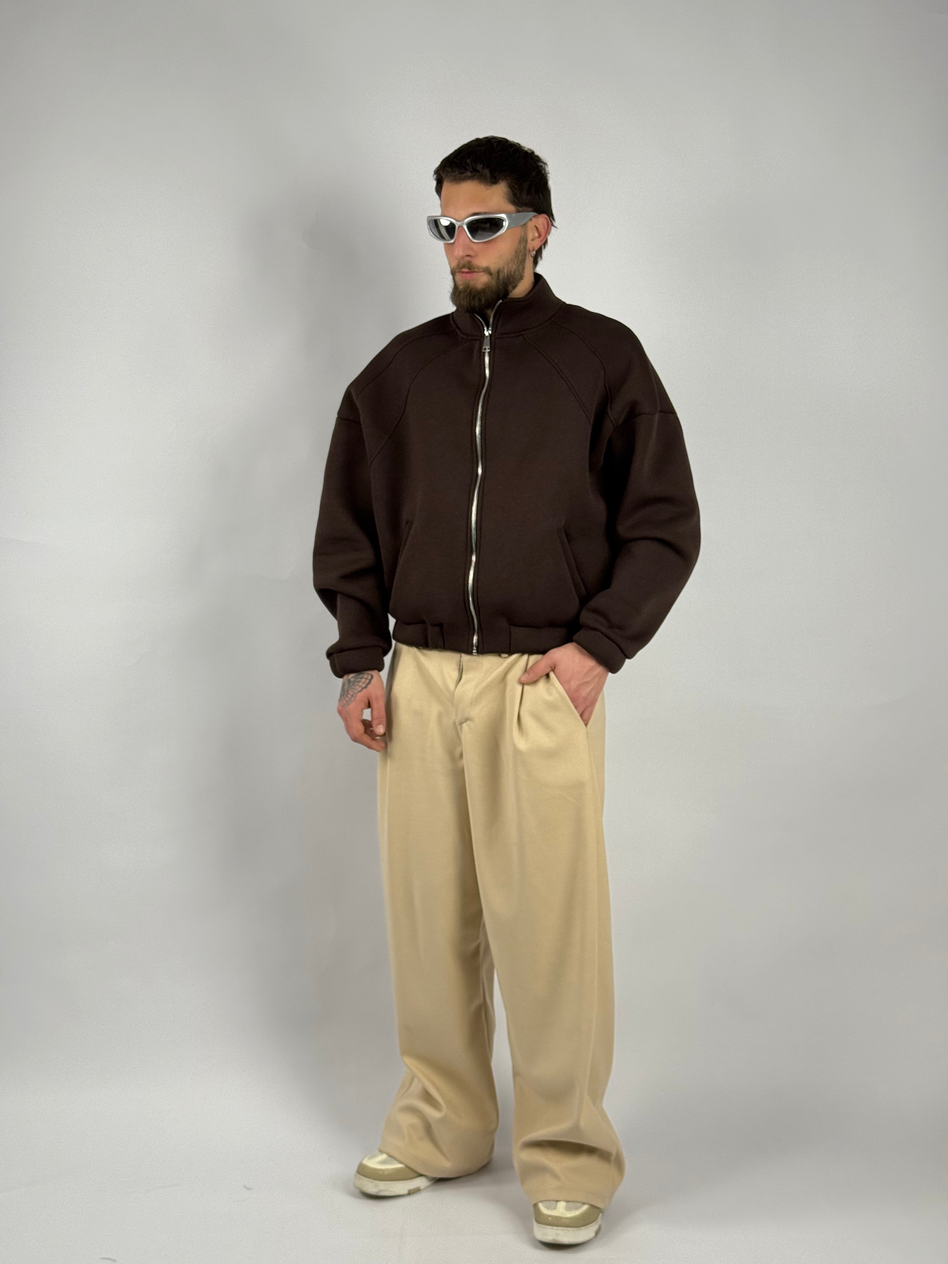 Felpa zip “grand prix”