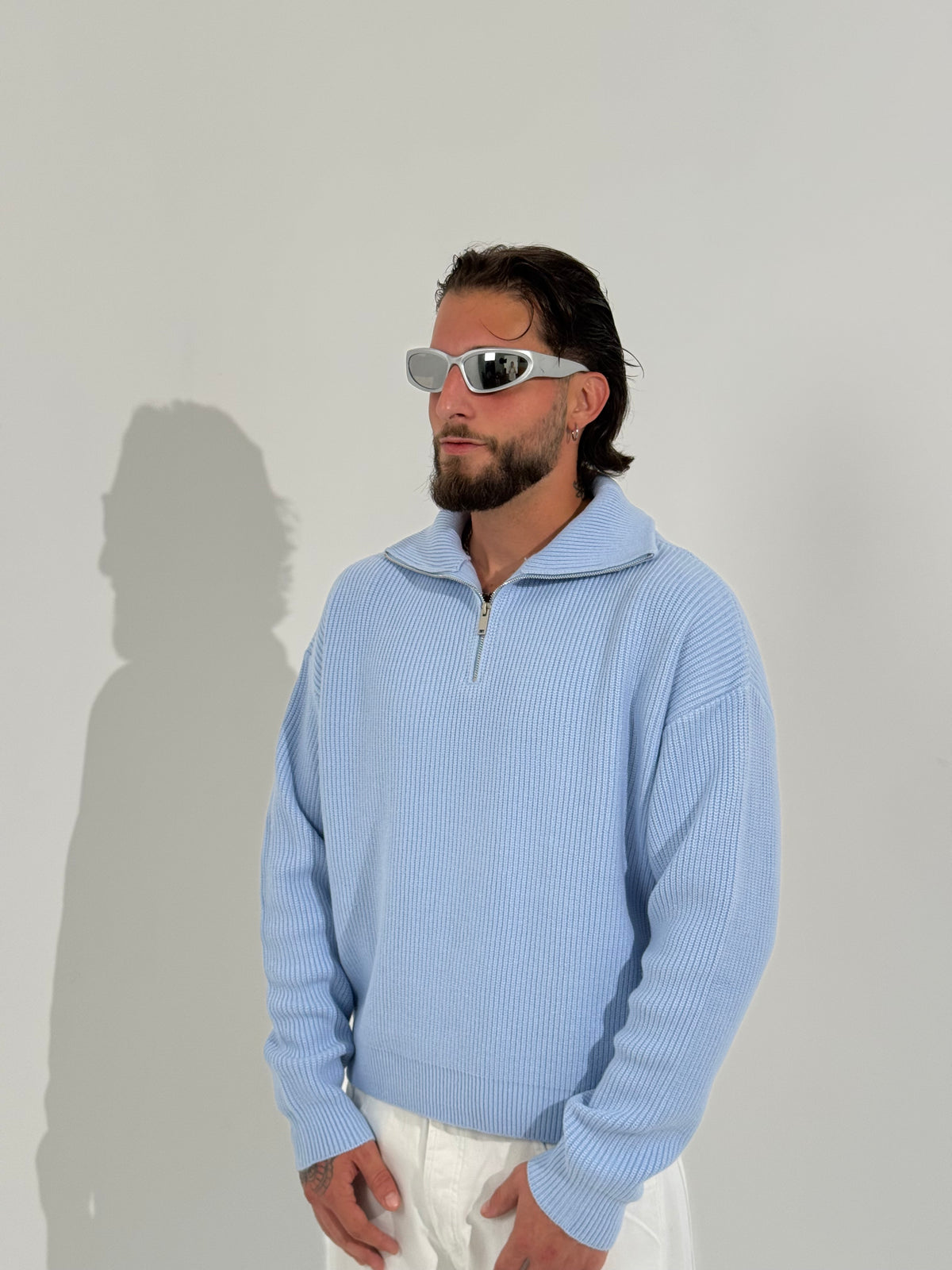 Maglione “Kyoto” half zip