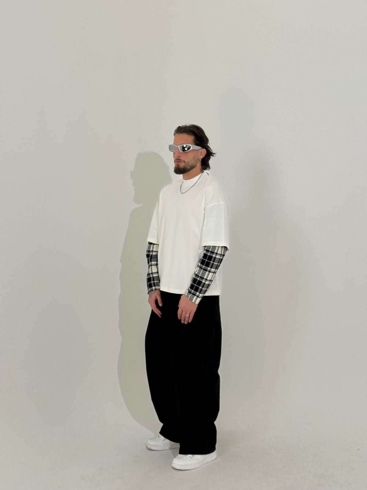 Long sleeve double check