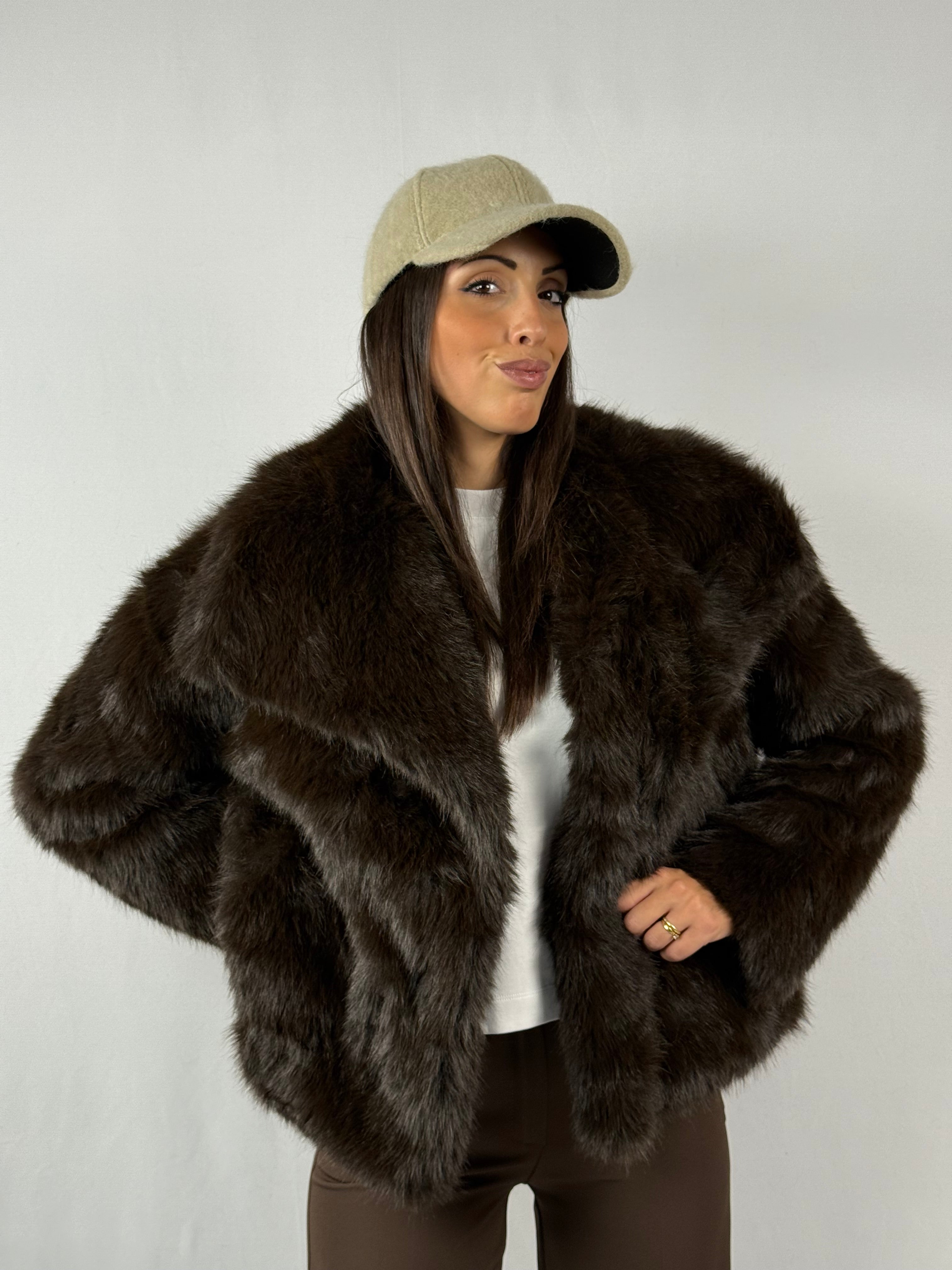 Berretto teddy beige