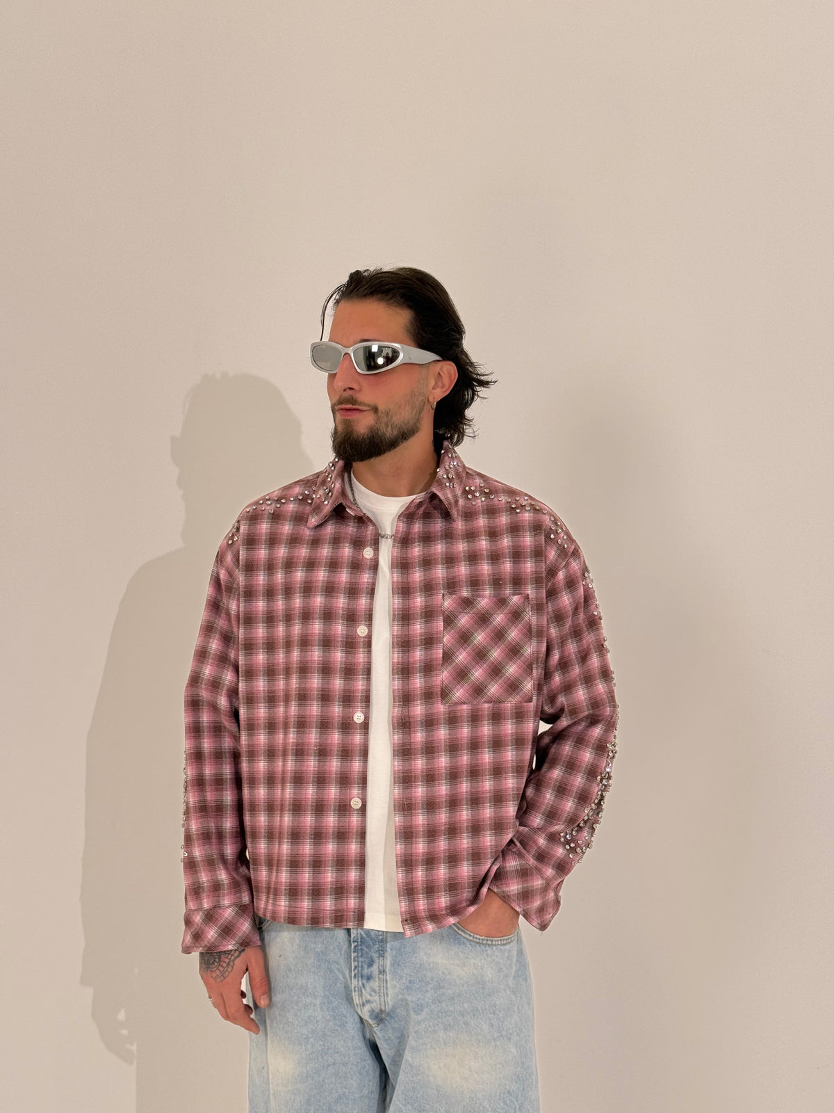 Camicia crop “Gem”