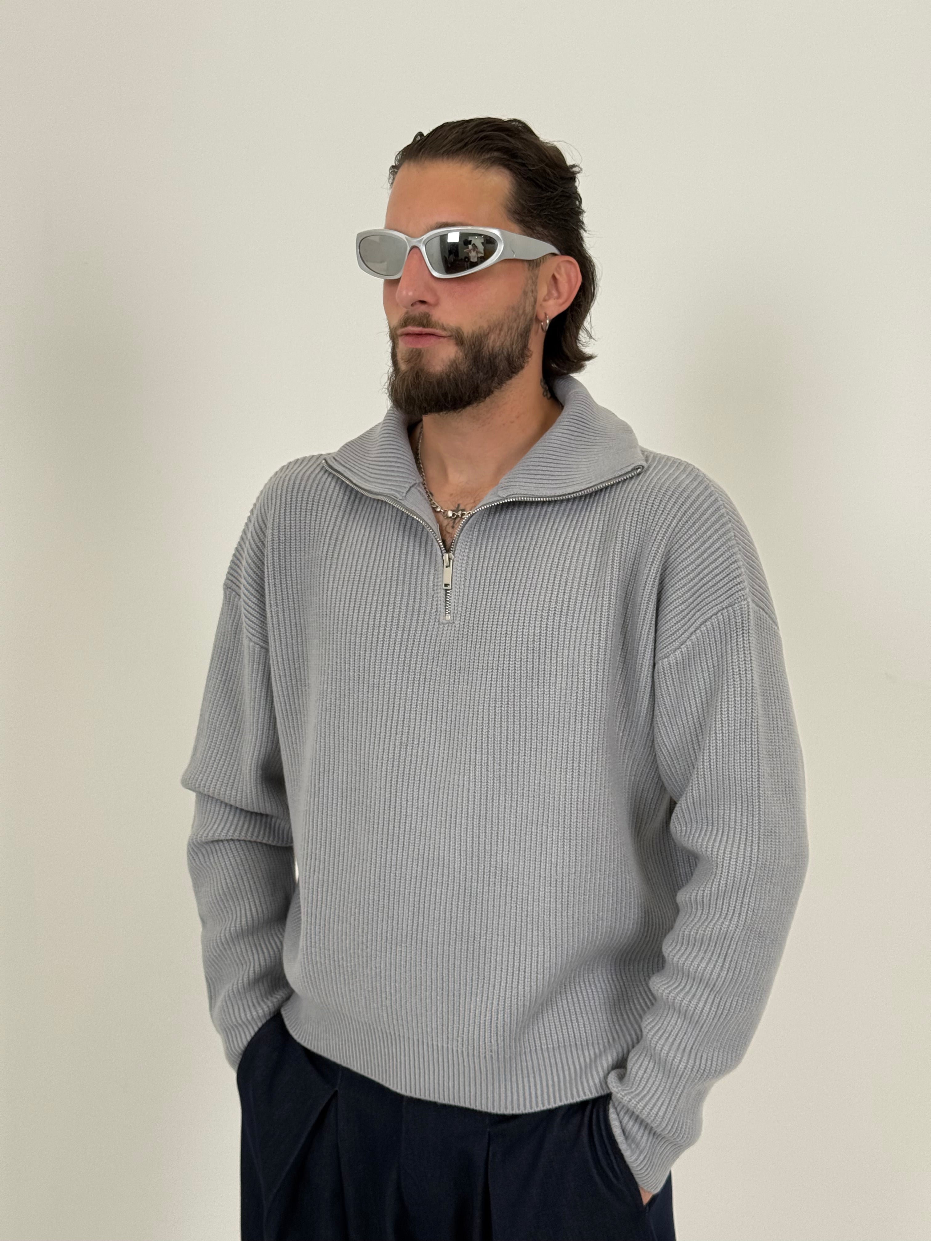Maglione “Kyoto” half zip