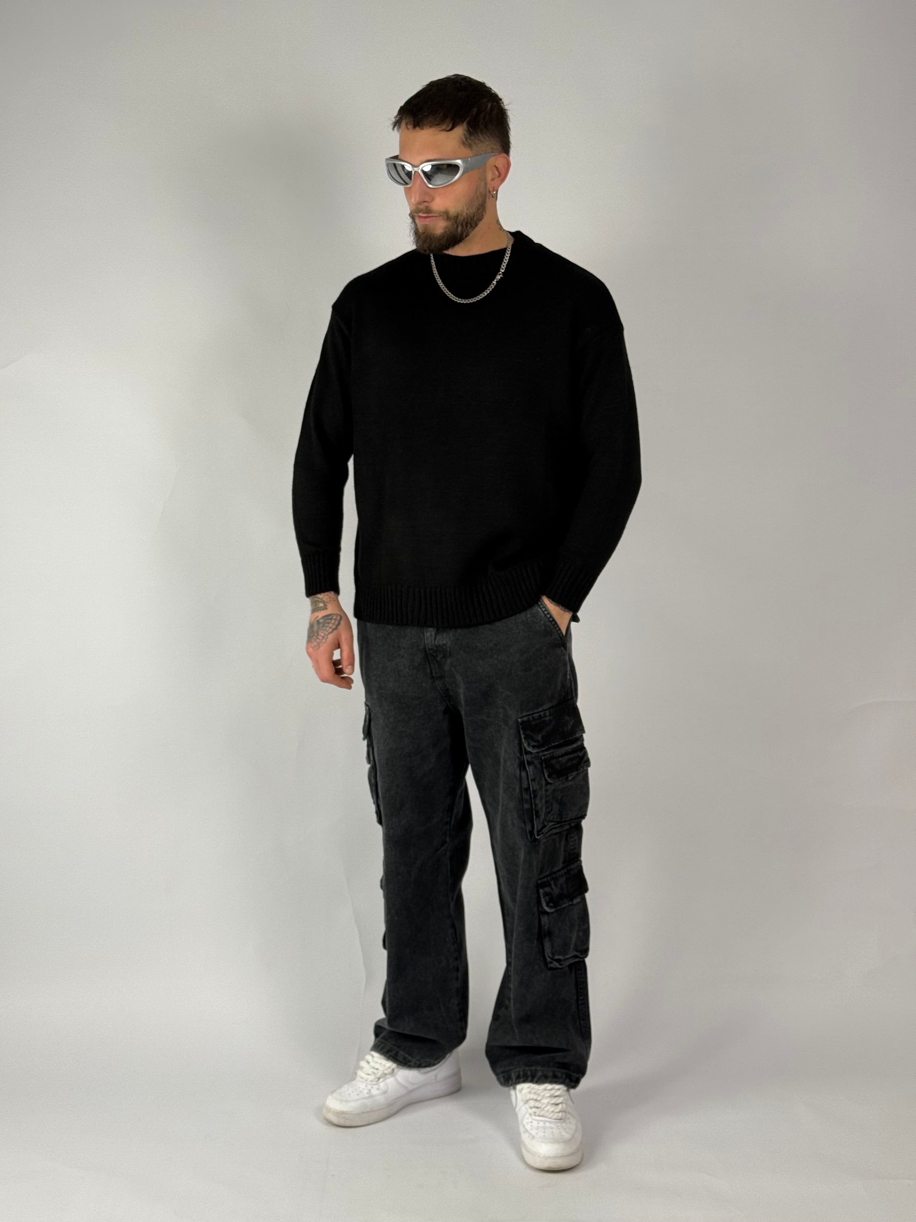 Maglione “Office” nero