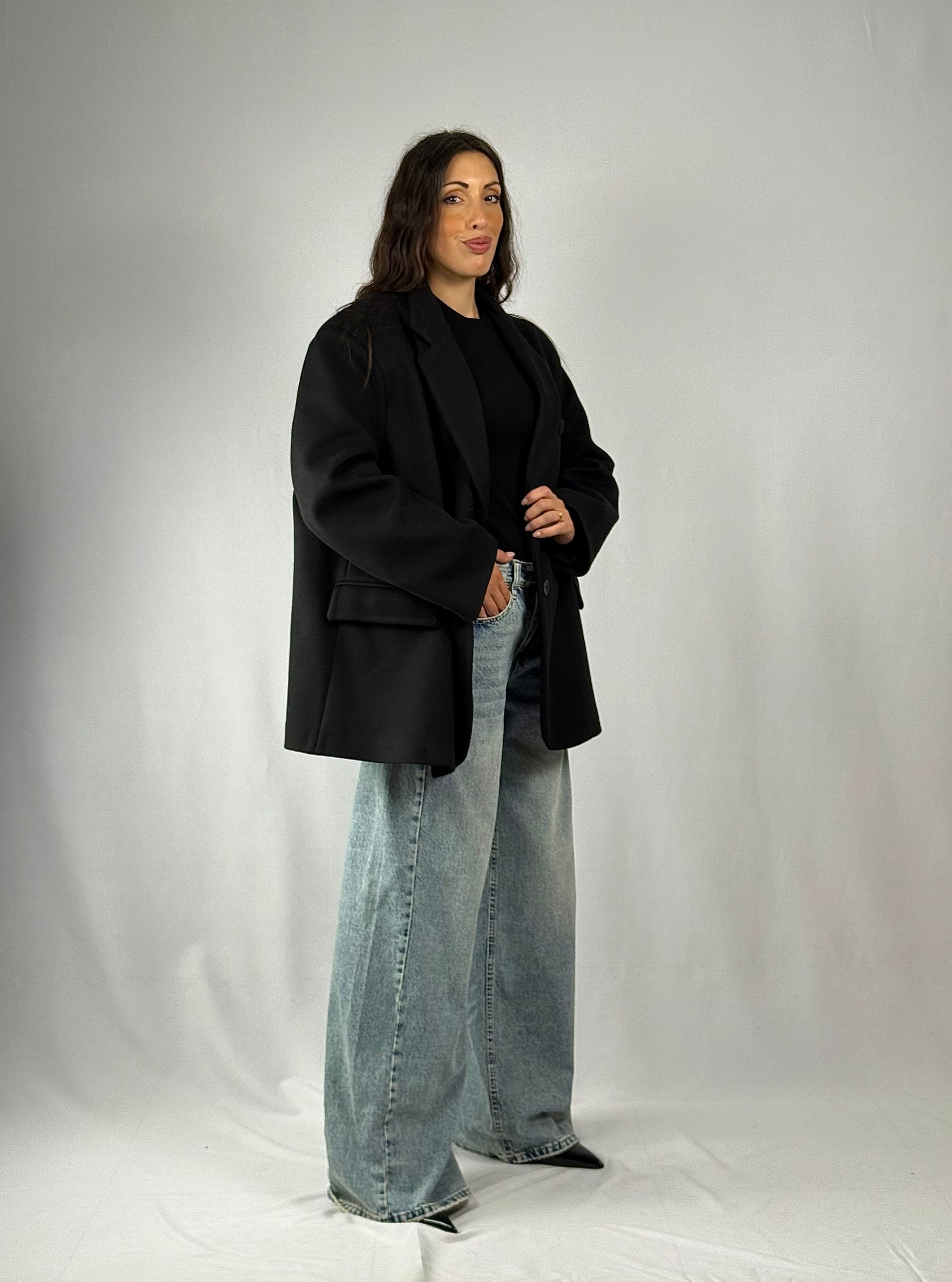 Blazer/Cappotto over nero