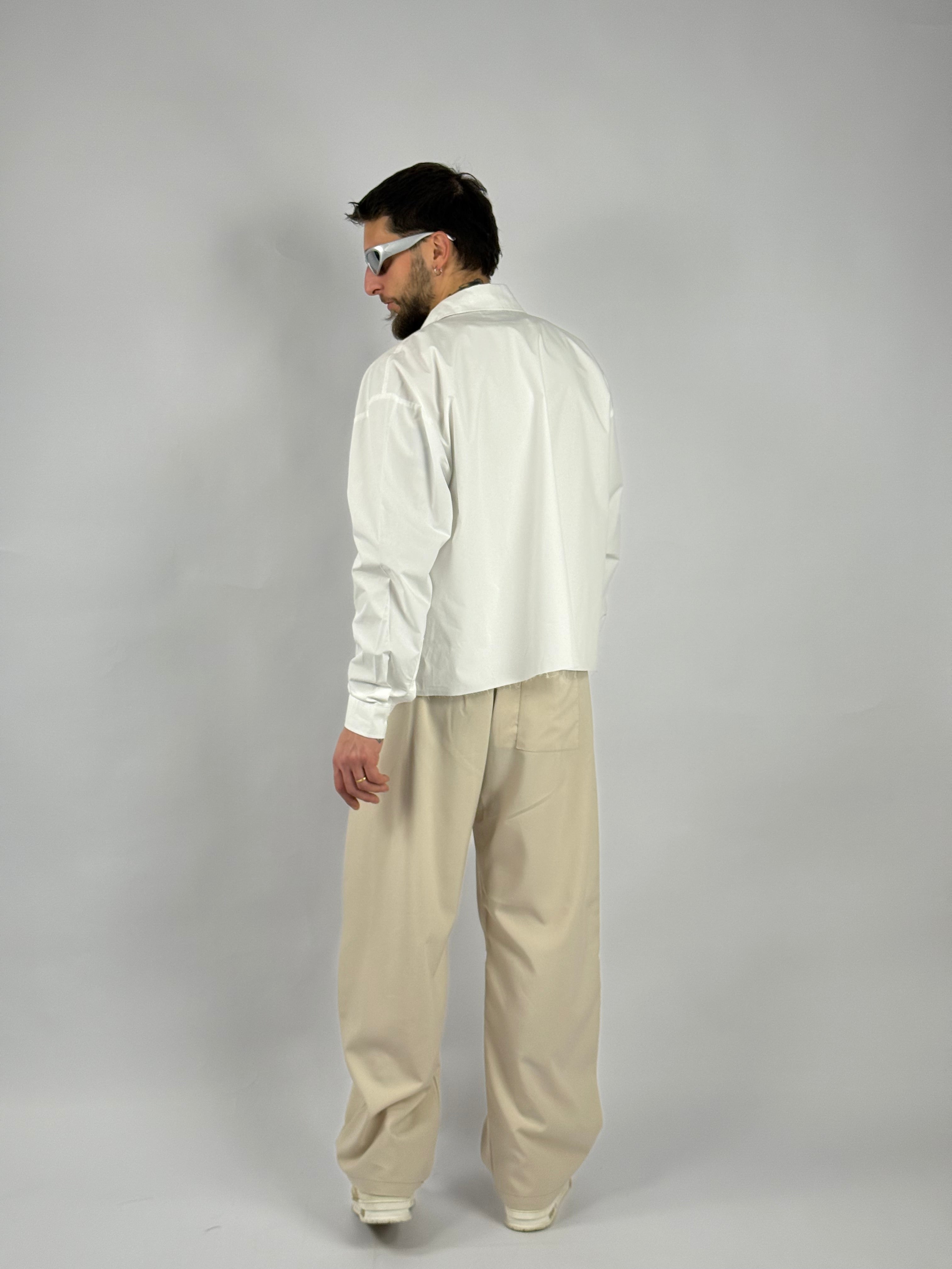 Camicia crop “Manager”