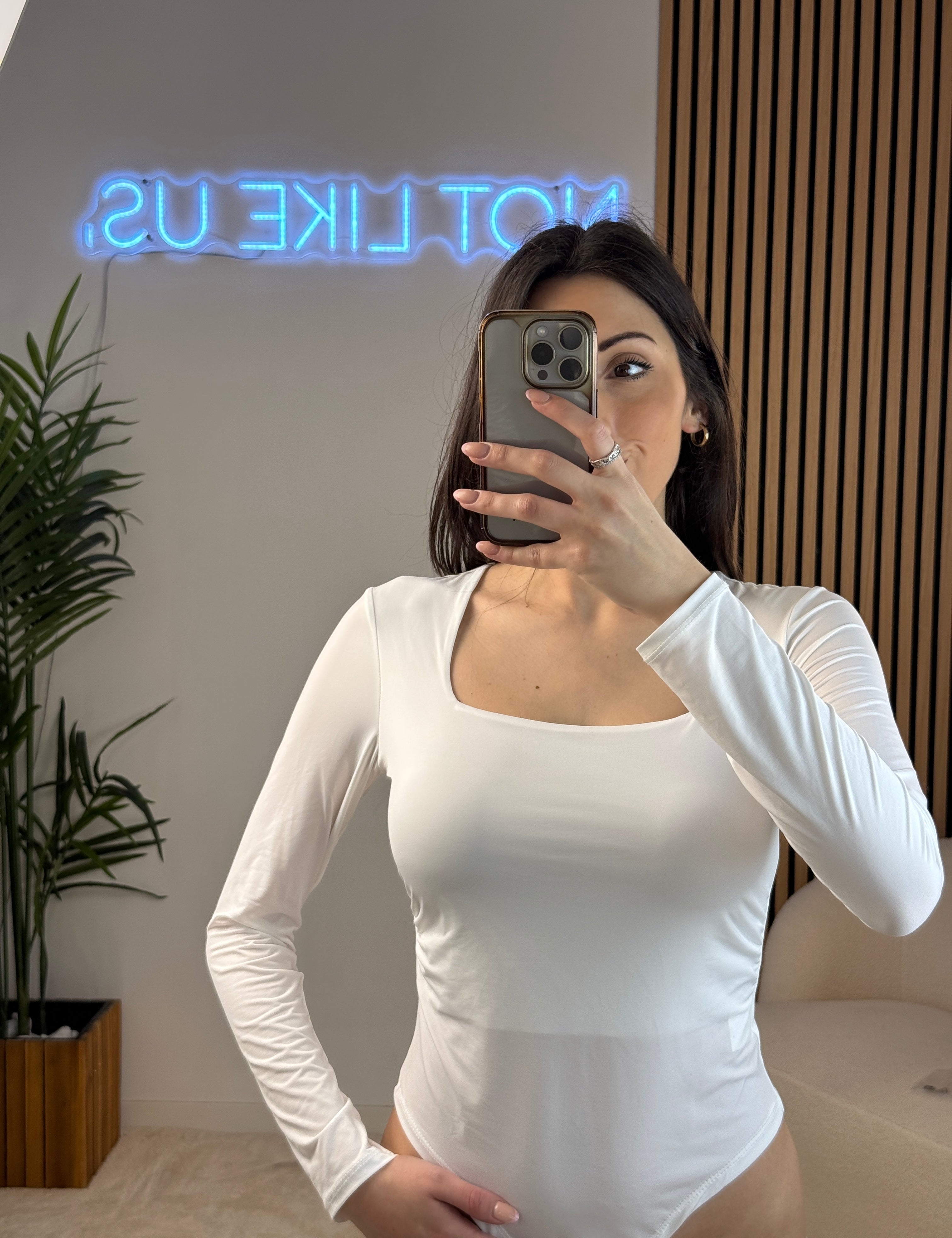 Body scollo quadrato