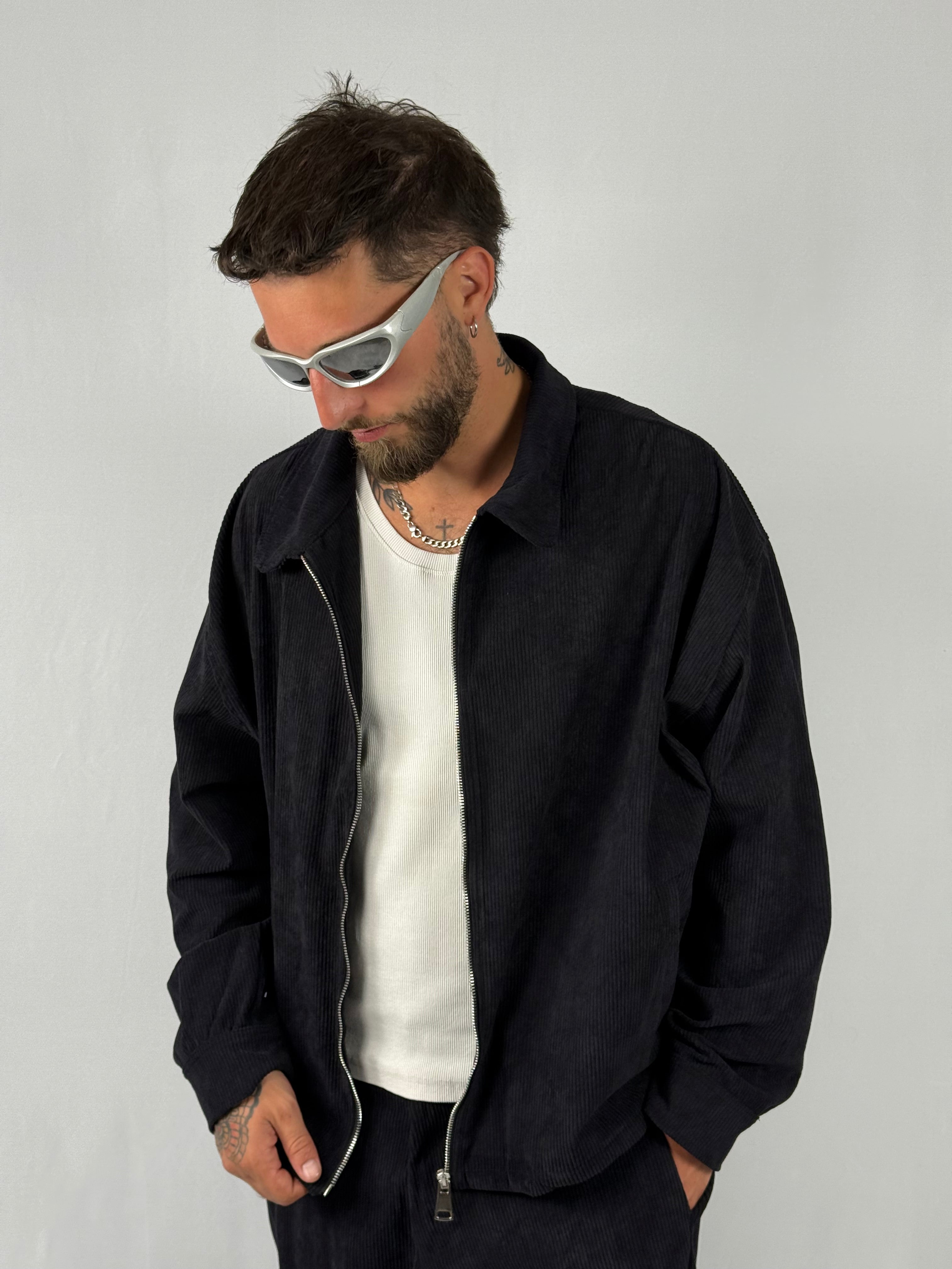 Jacket velluto nero