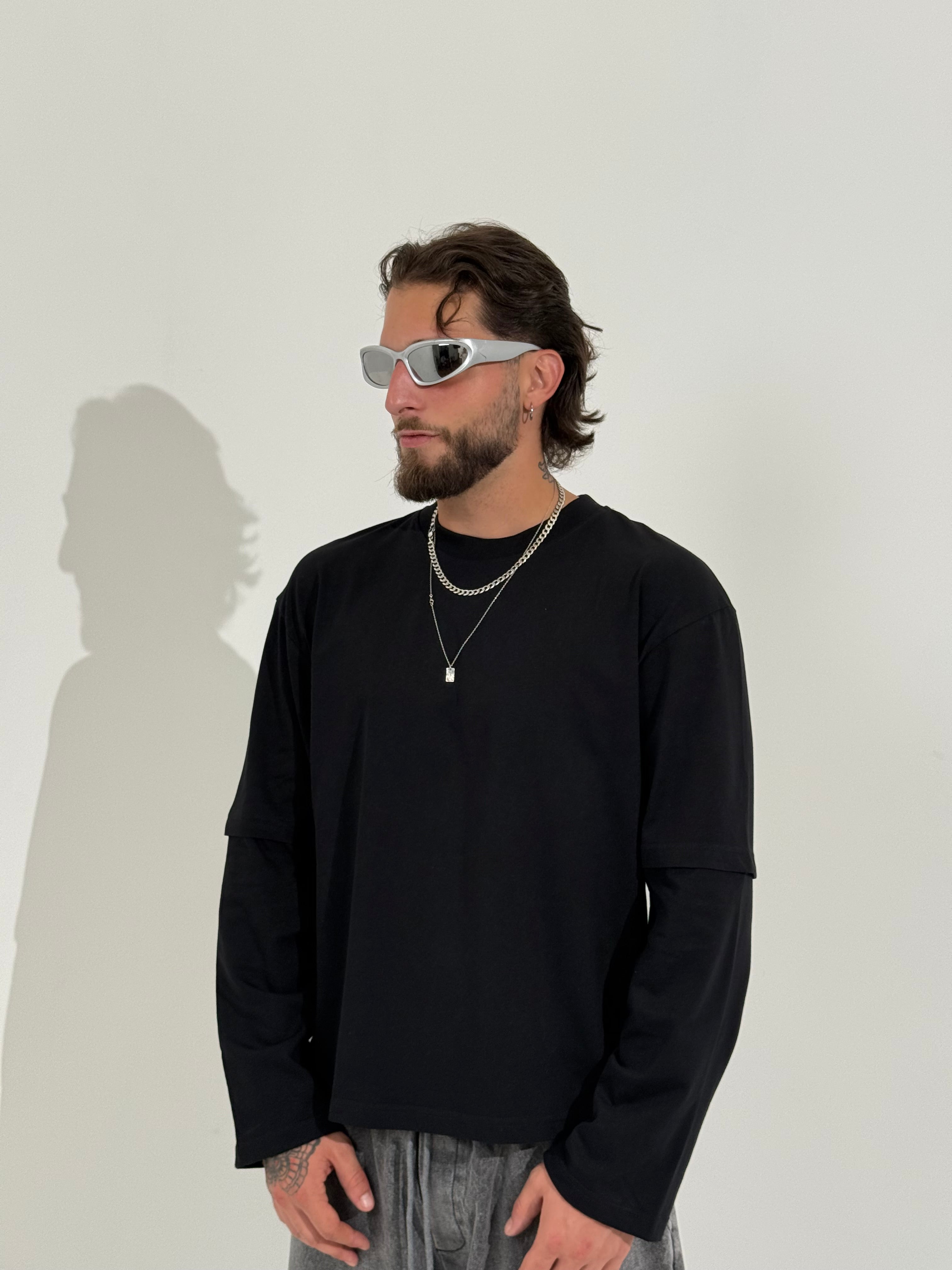 Long sleeve double