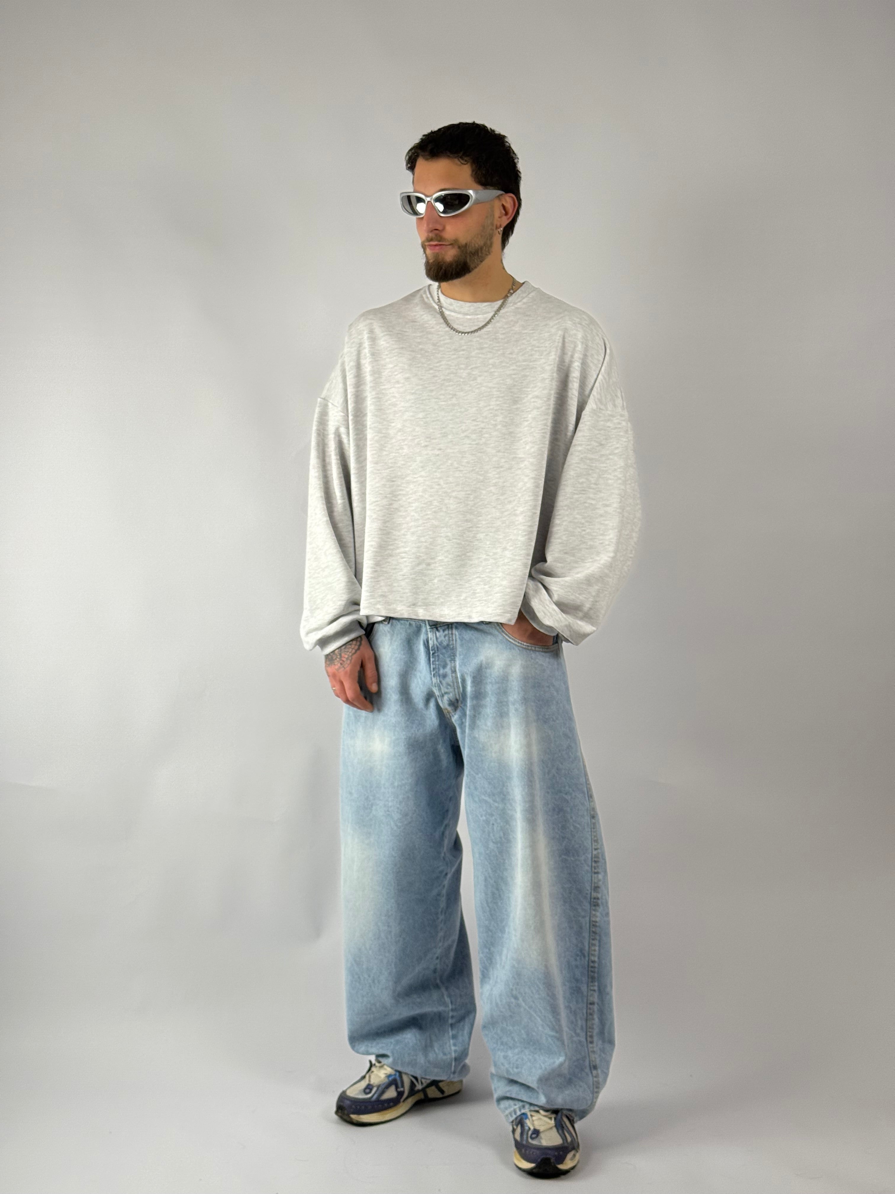 Felpa crop “airy”