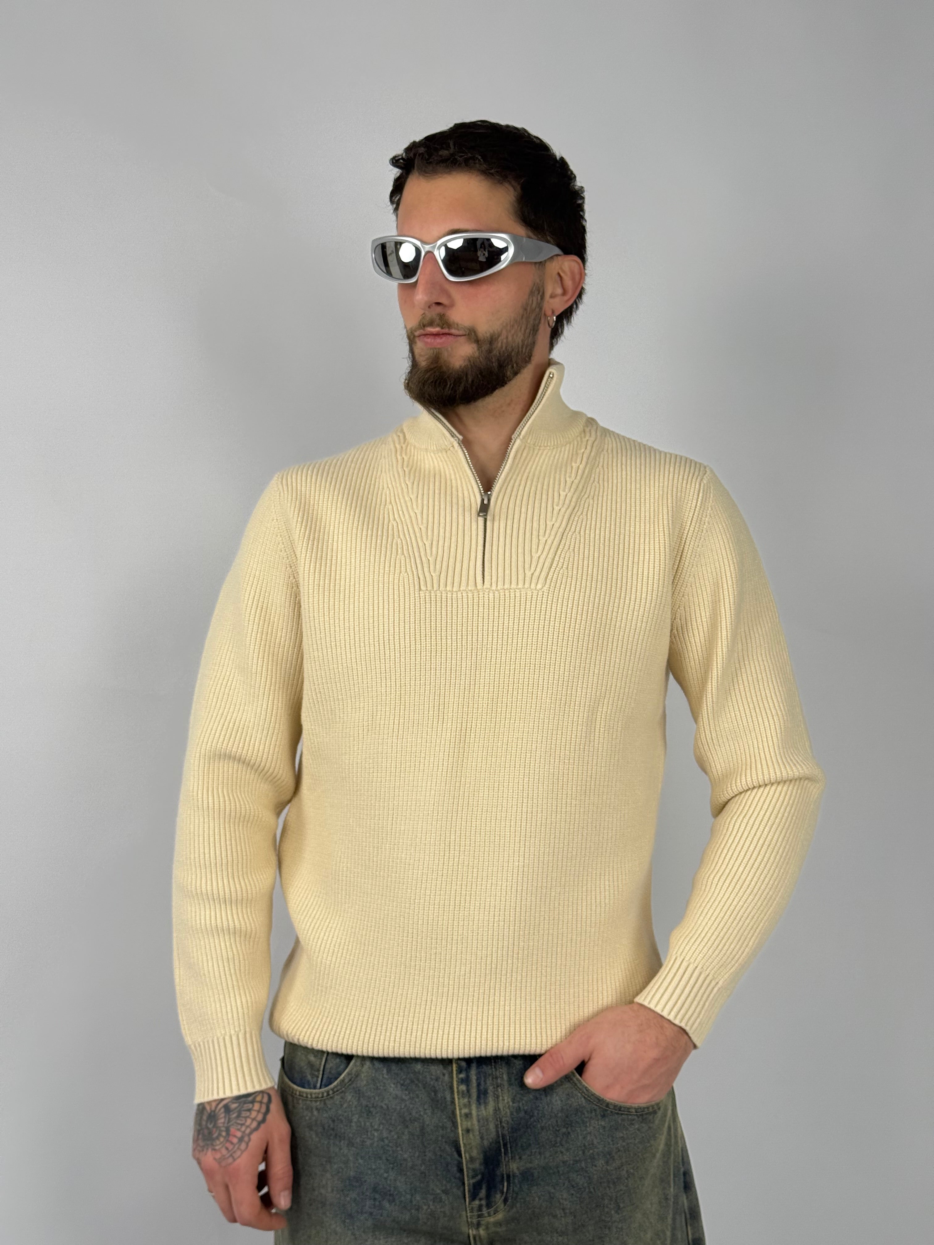 Maglione half zip “Benedict”