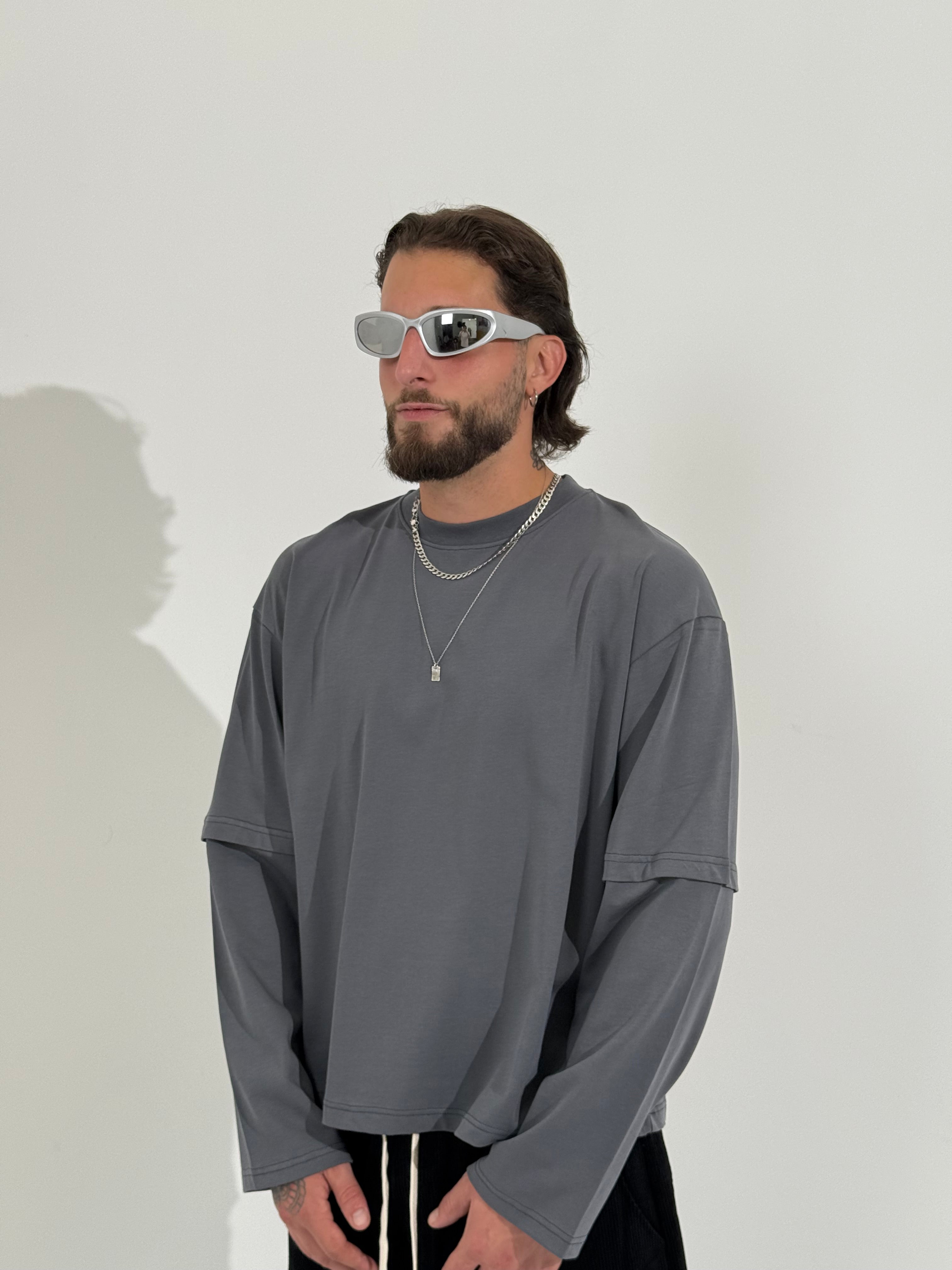Long sleeve double