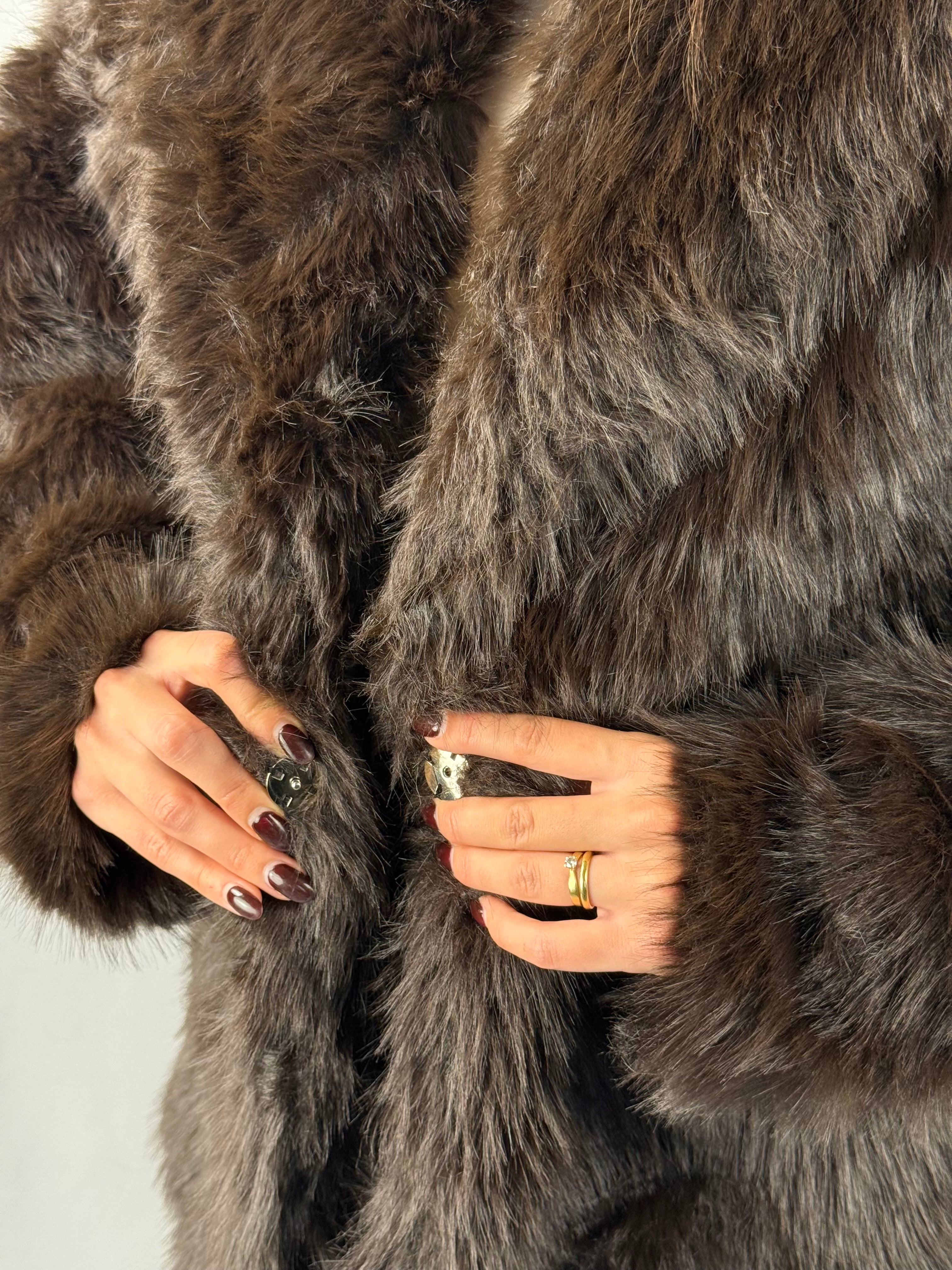 Ecopelliccia marrone