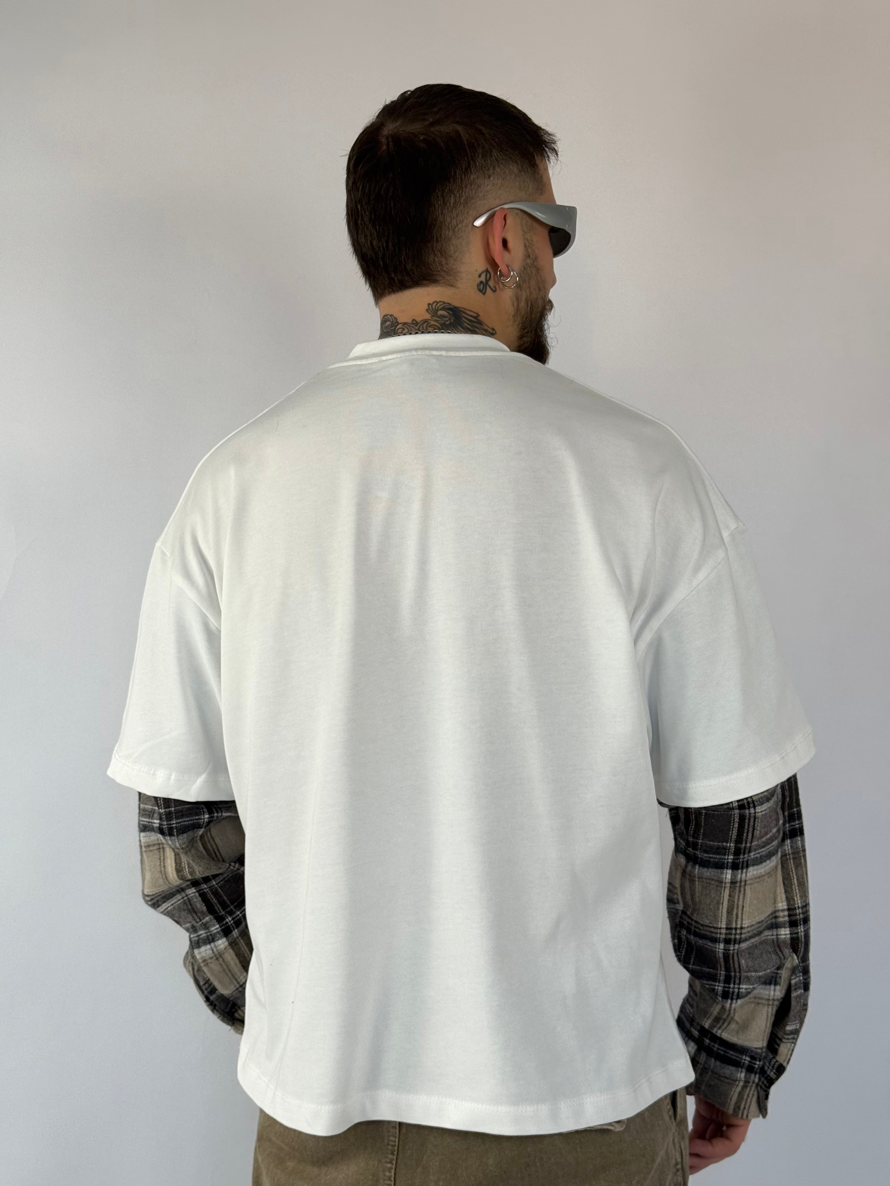 Long sleeve camicia “divinity” bianca