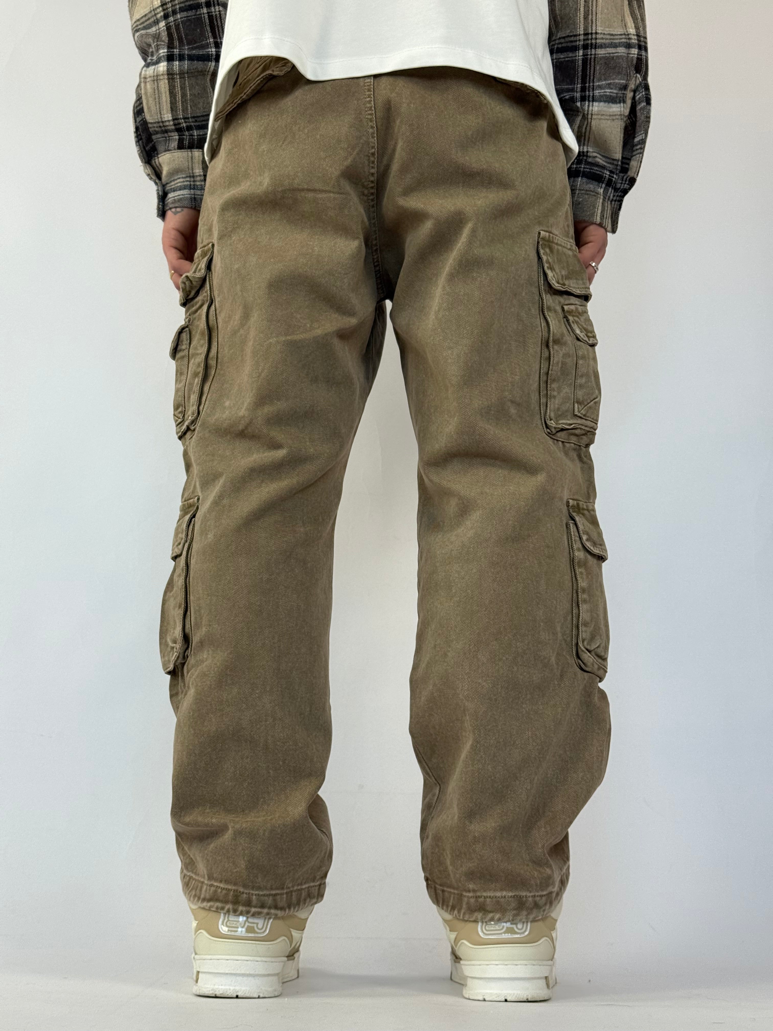 Jeans cargo “mocha”