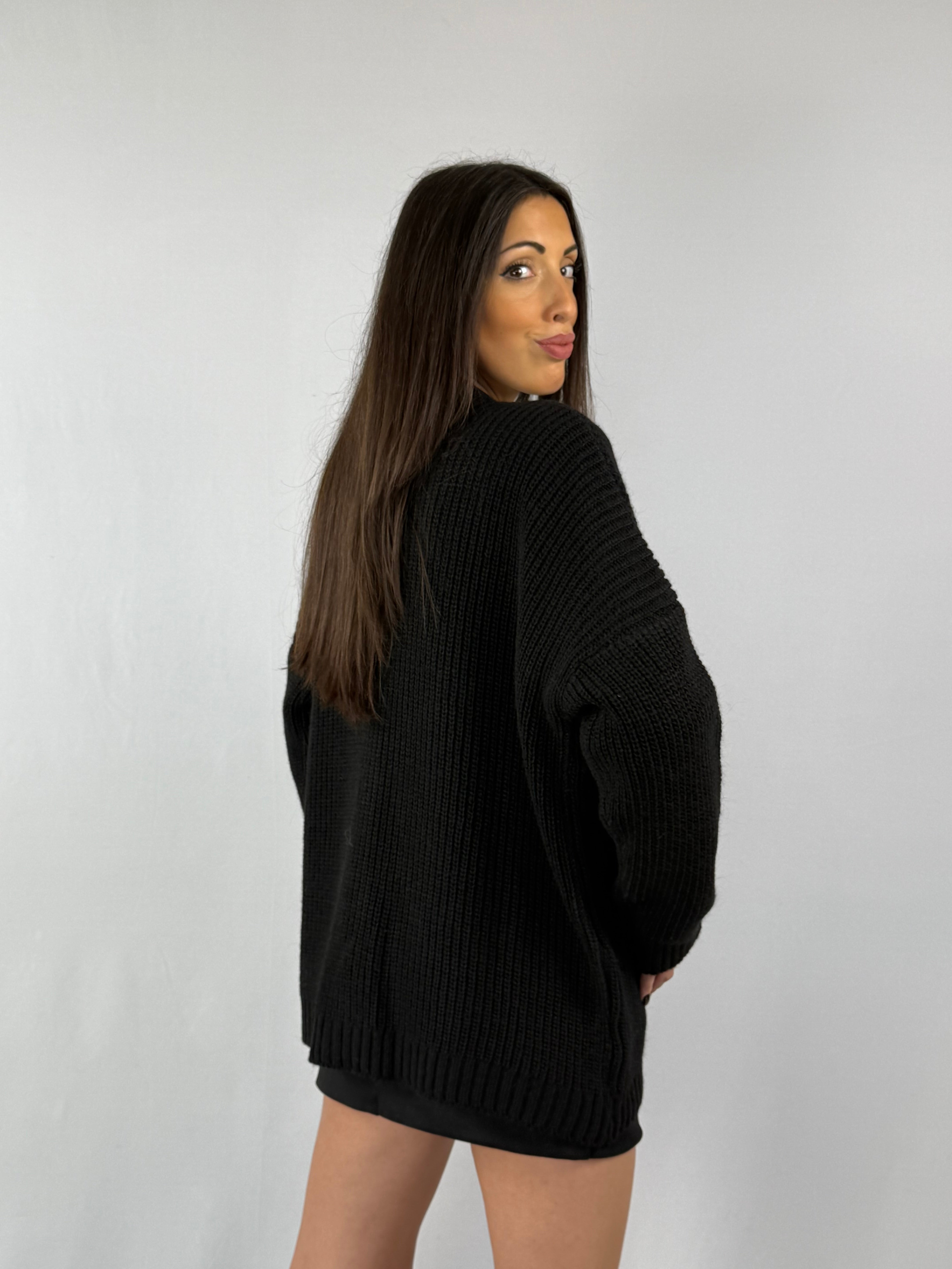 Cardigan Lumina nero