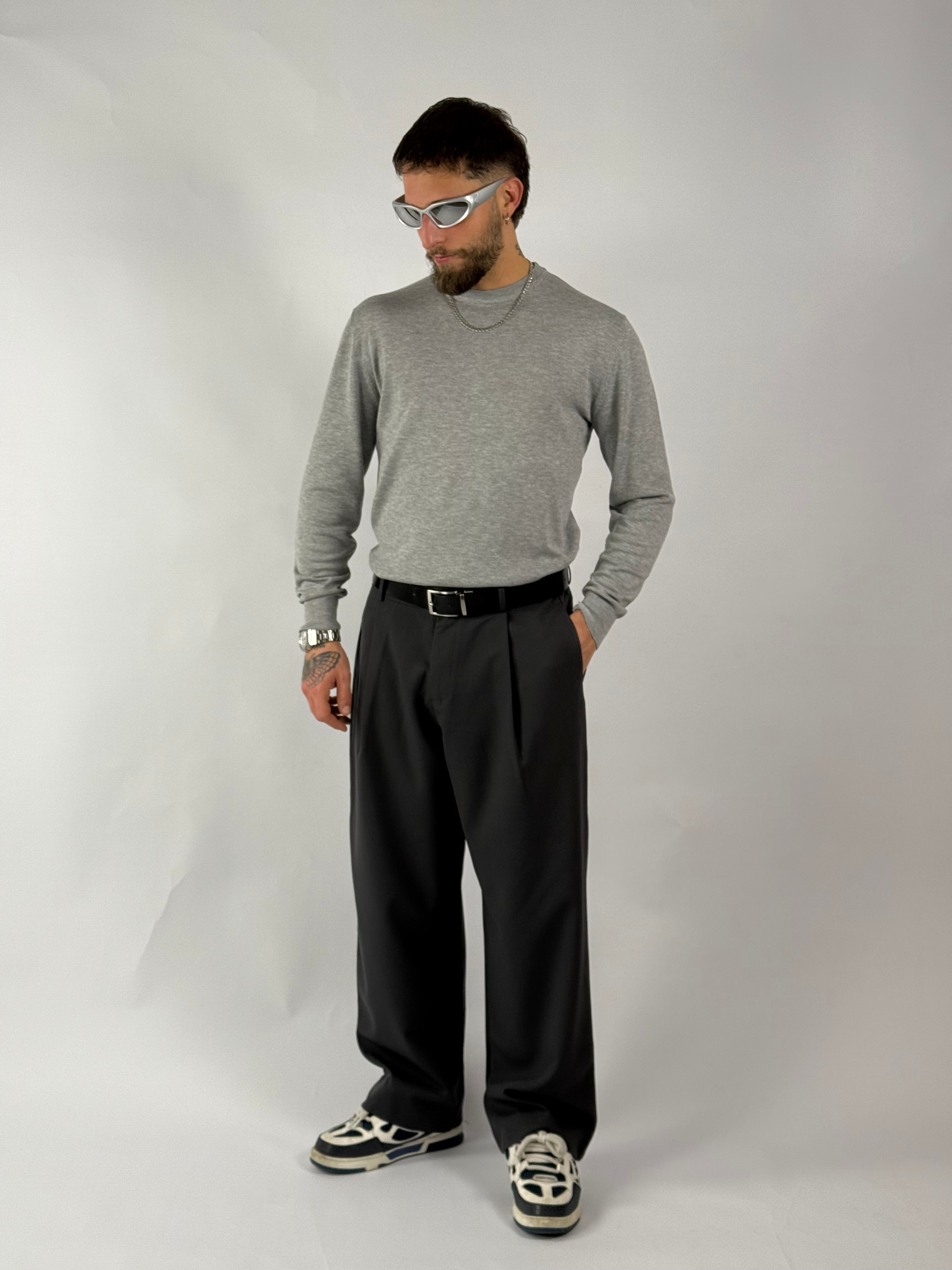 Maglioncino “everyday” grigio