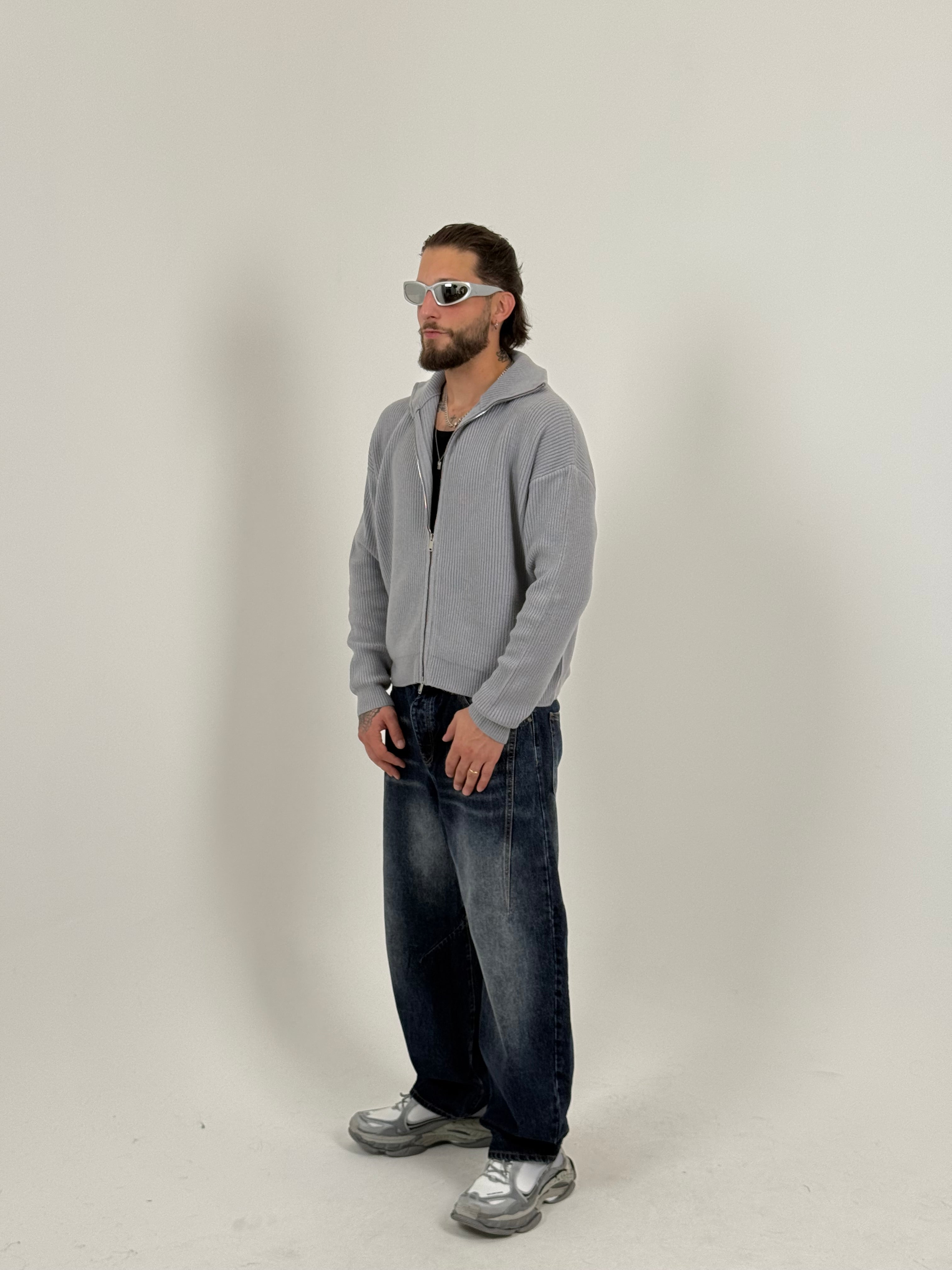 Maglione “Kyoto” full zip