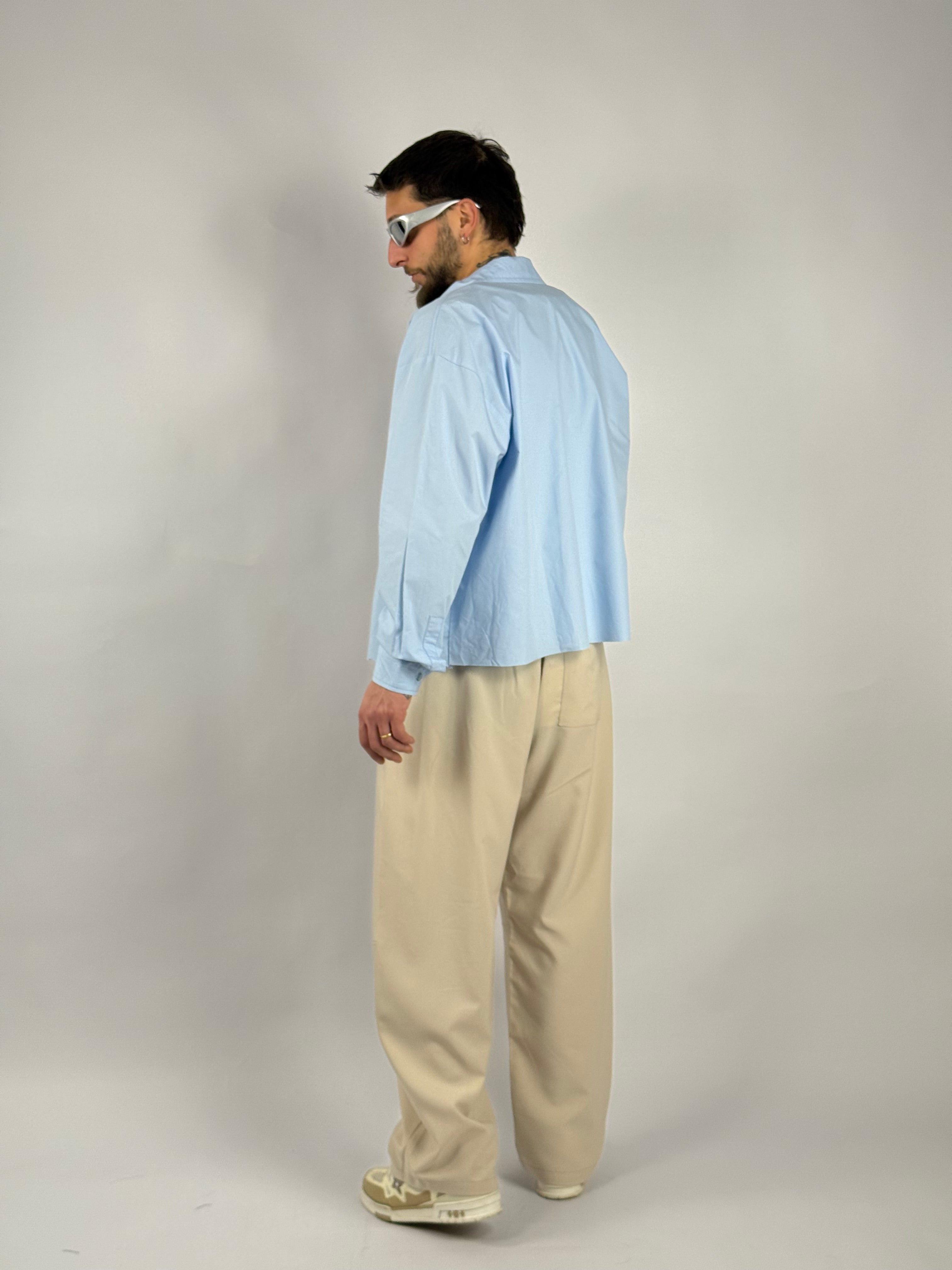 Camicia crop “Manager”