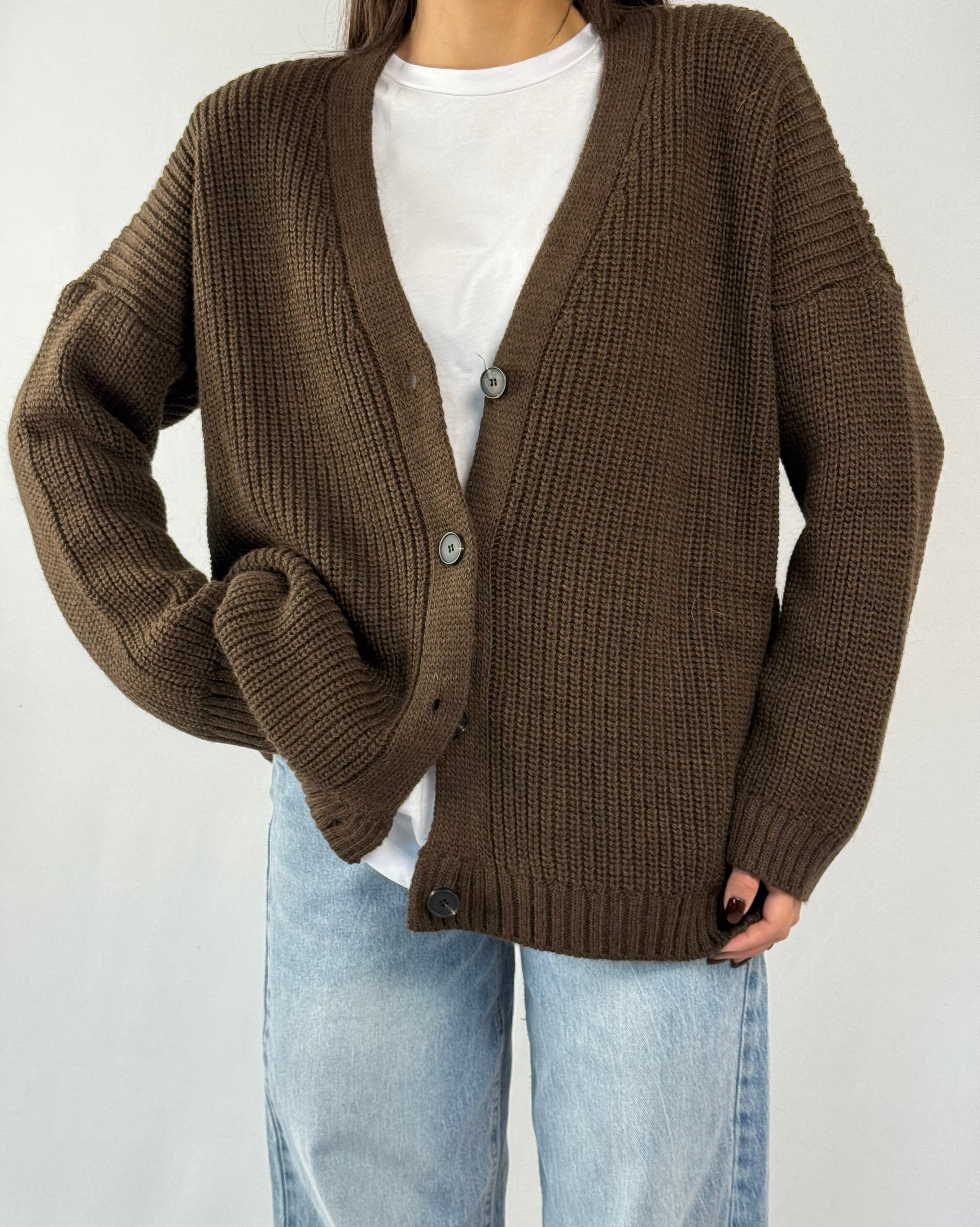 Cardigan Lumina marrone