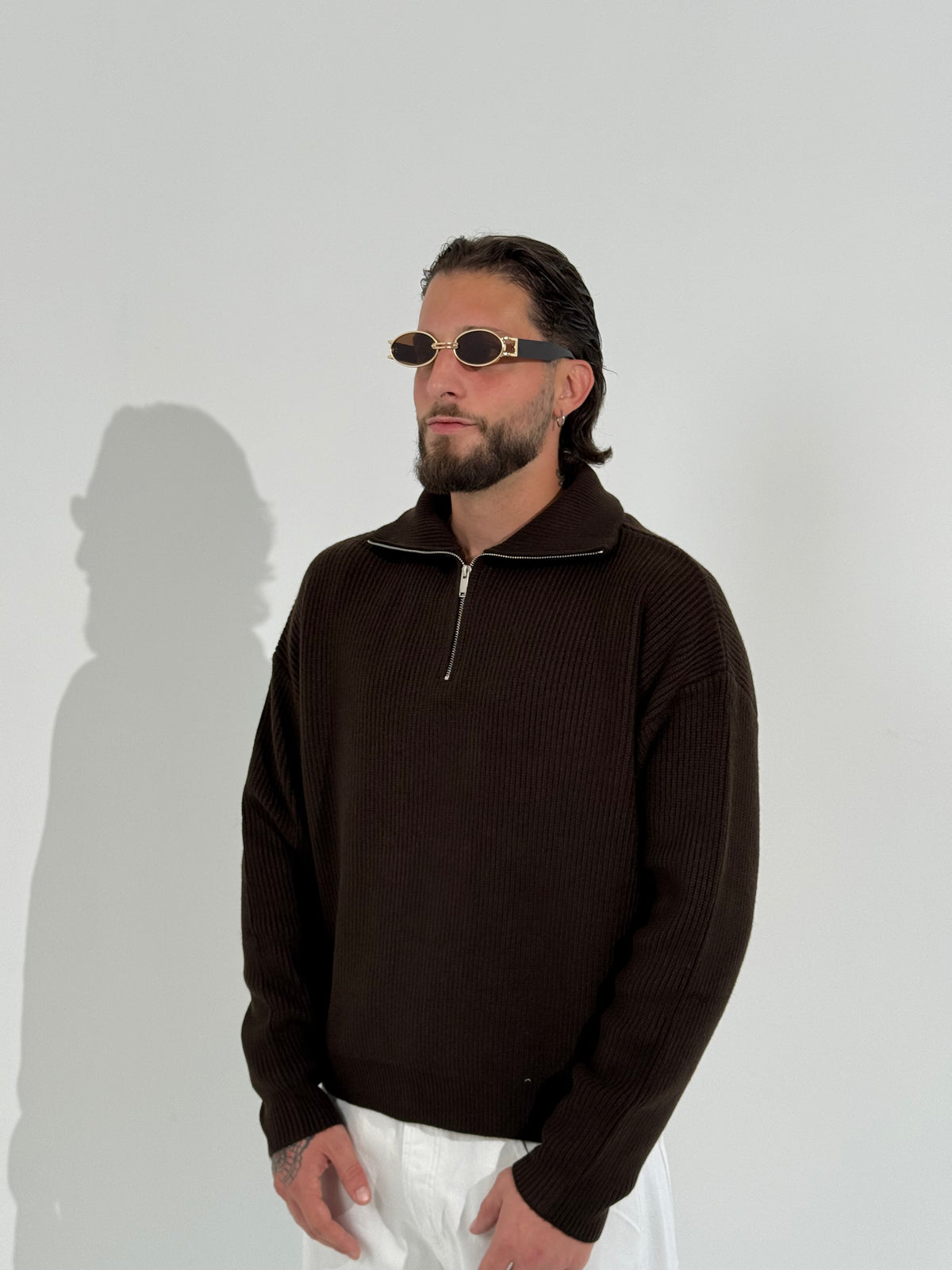Maglione “Kyoto” half zip