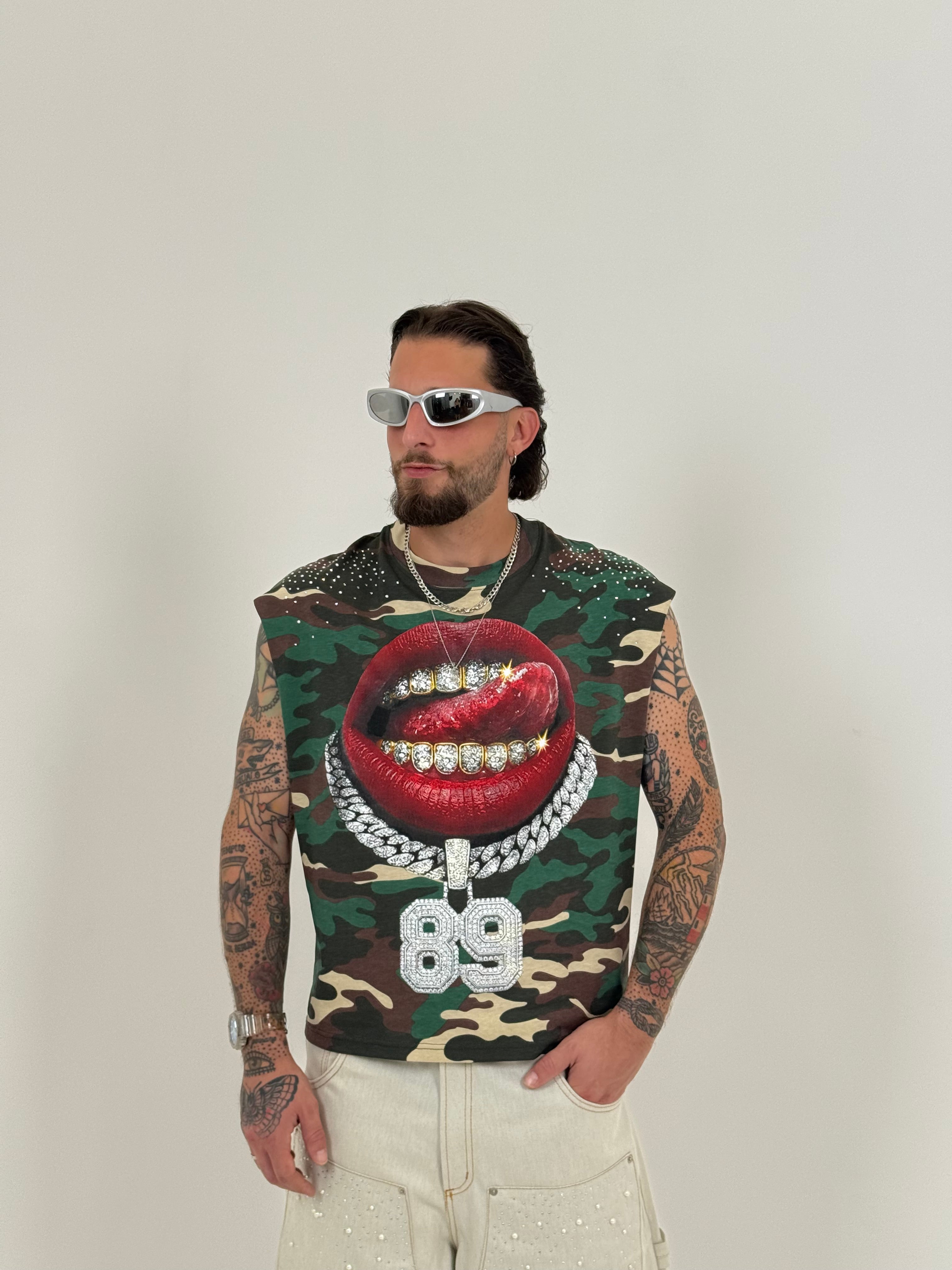 Canotta Camo crop