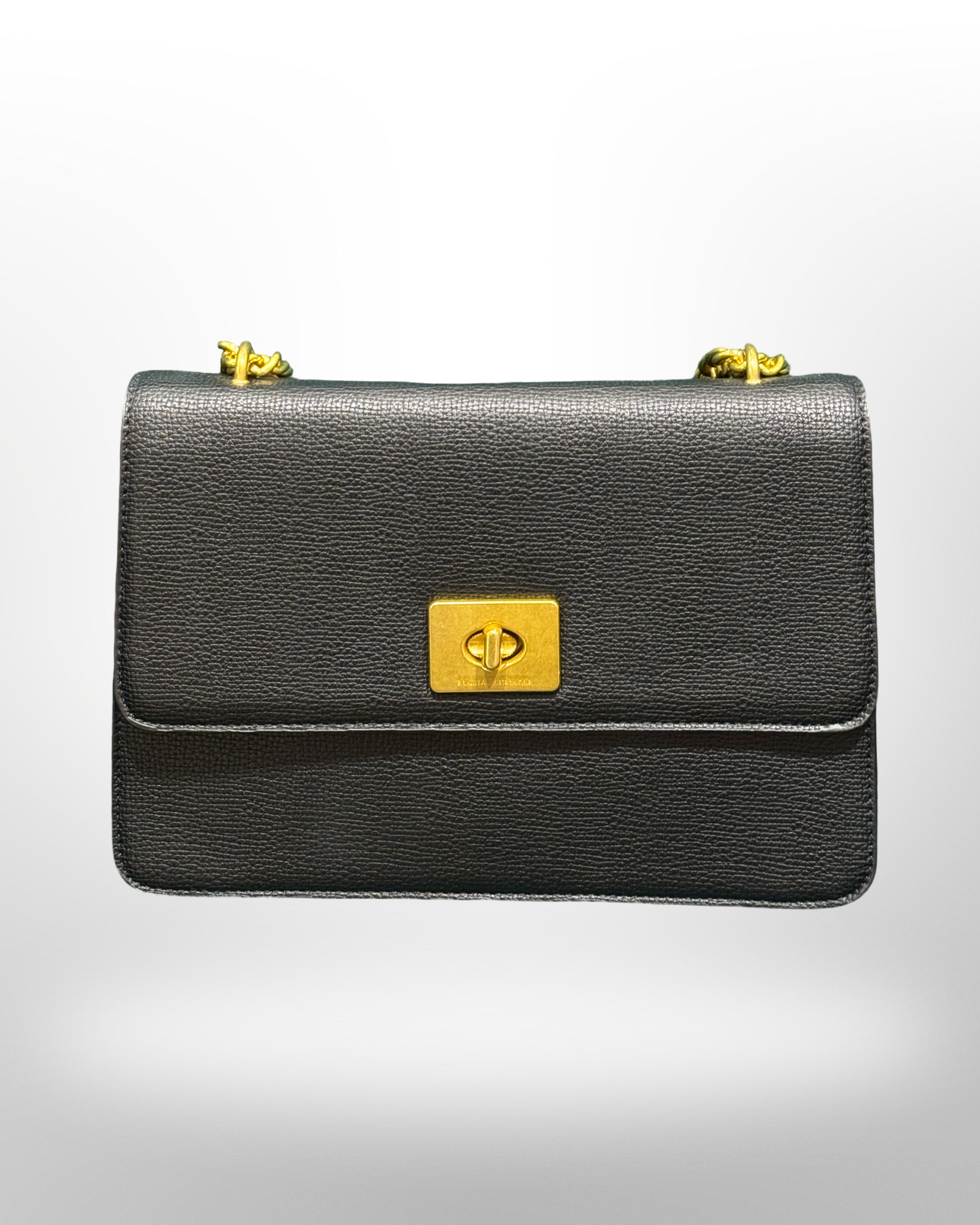 Borsa ecopelle con catena oro