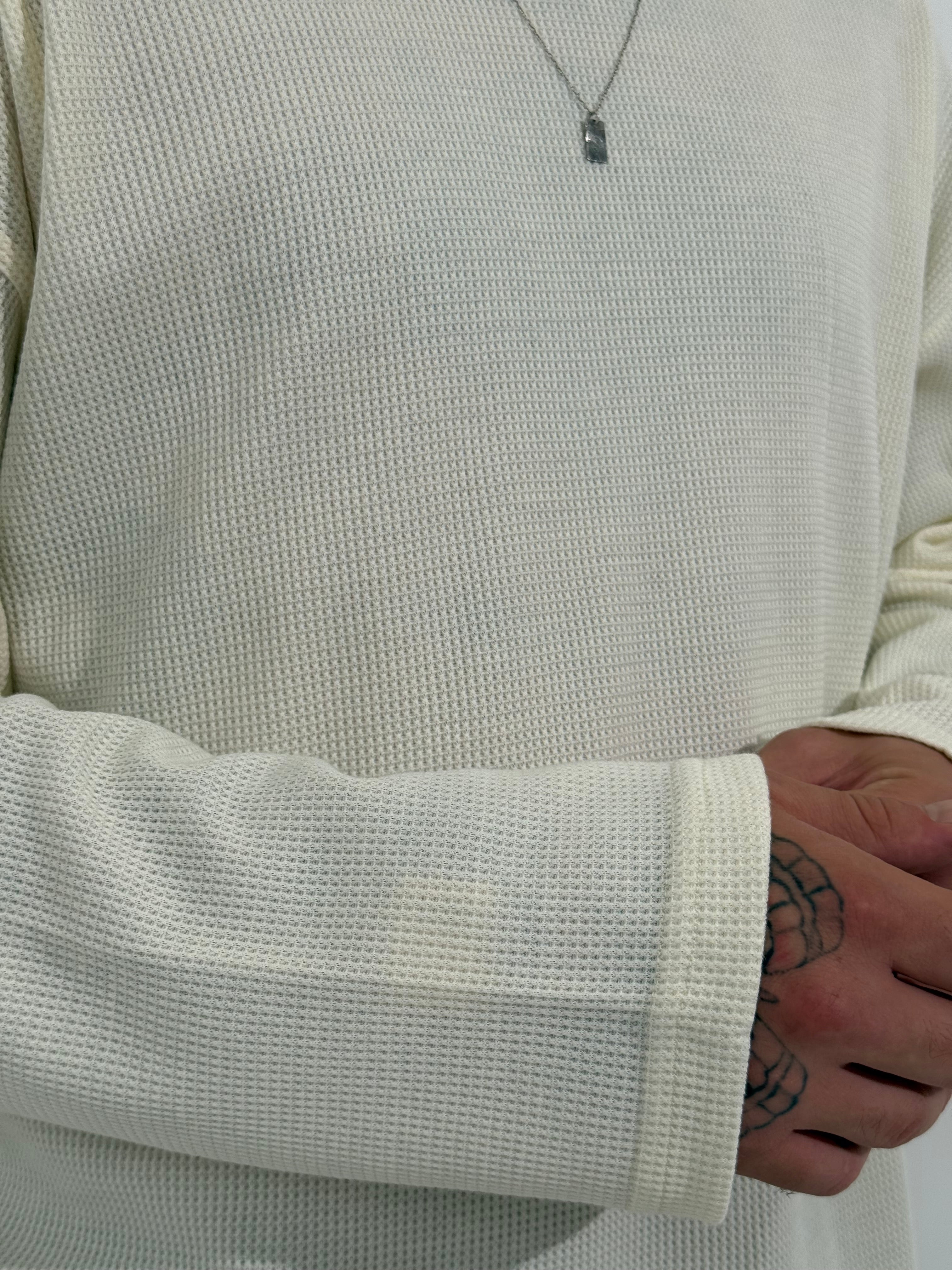Long sleeve waffle
