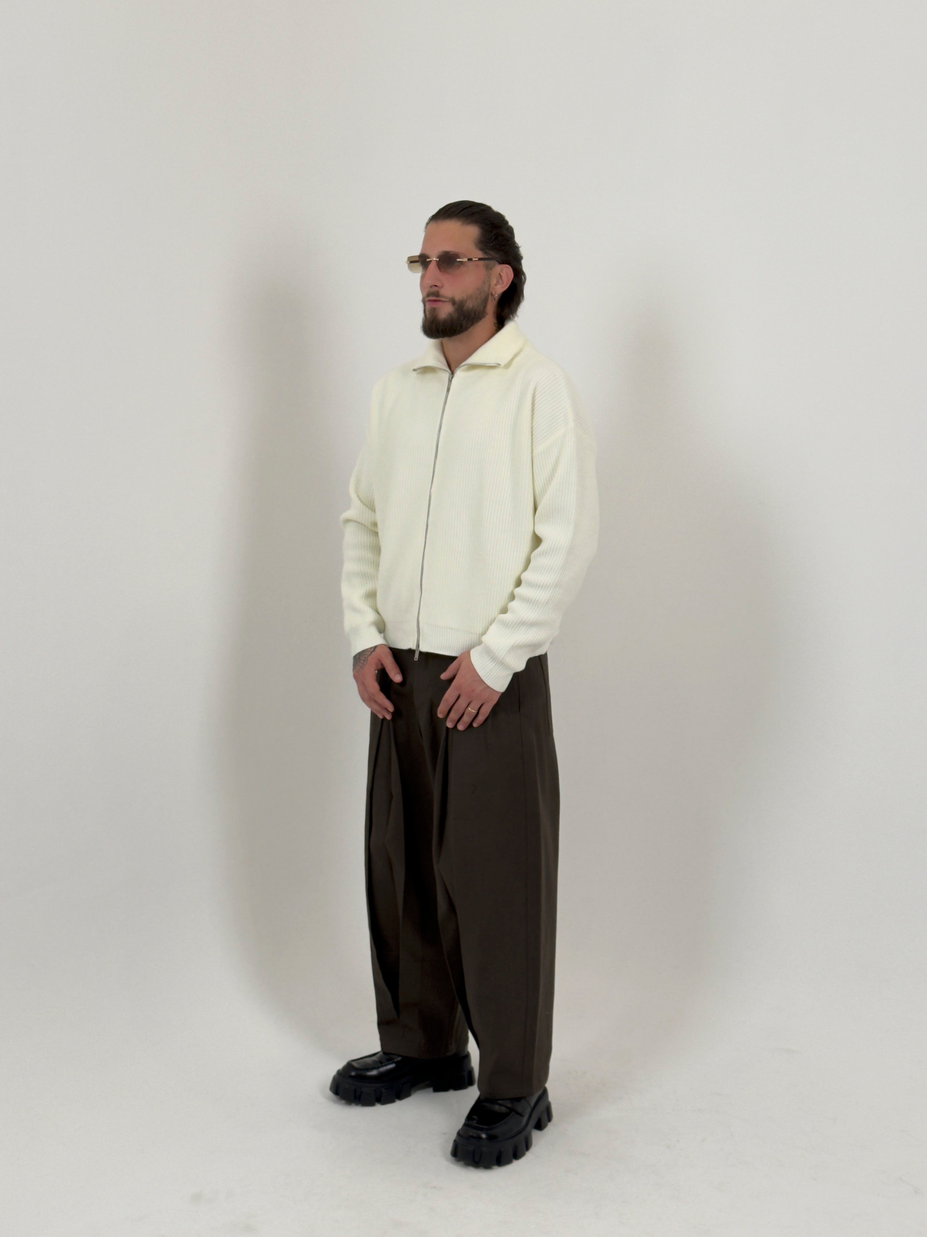 Maglione “Kyoto” full zip