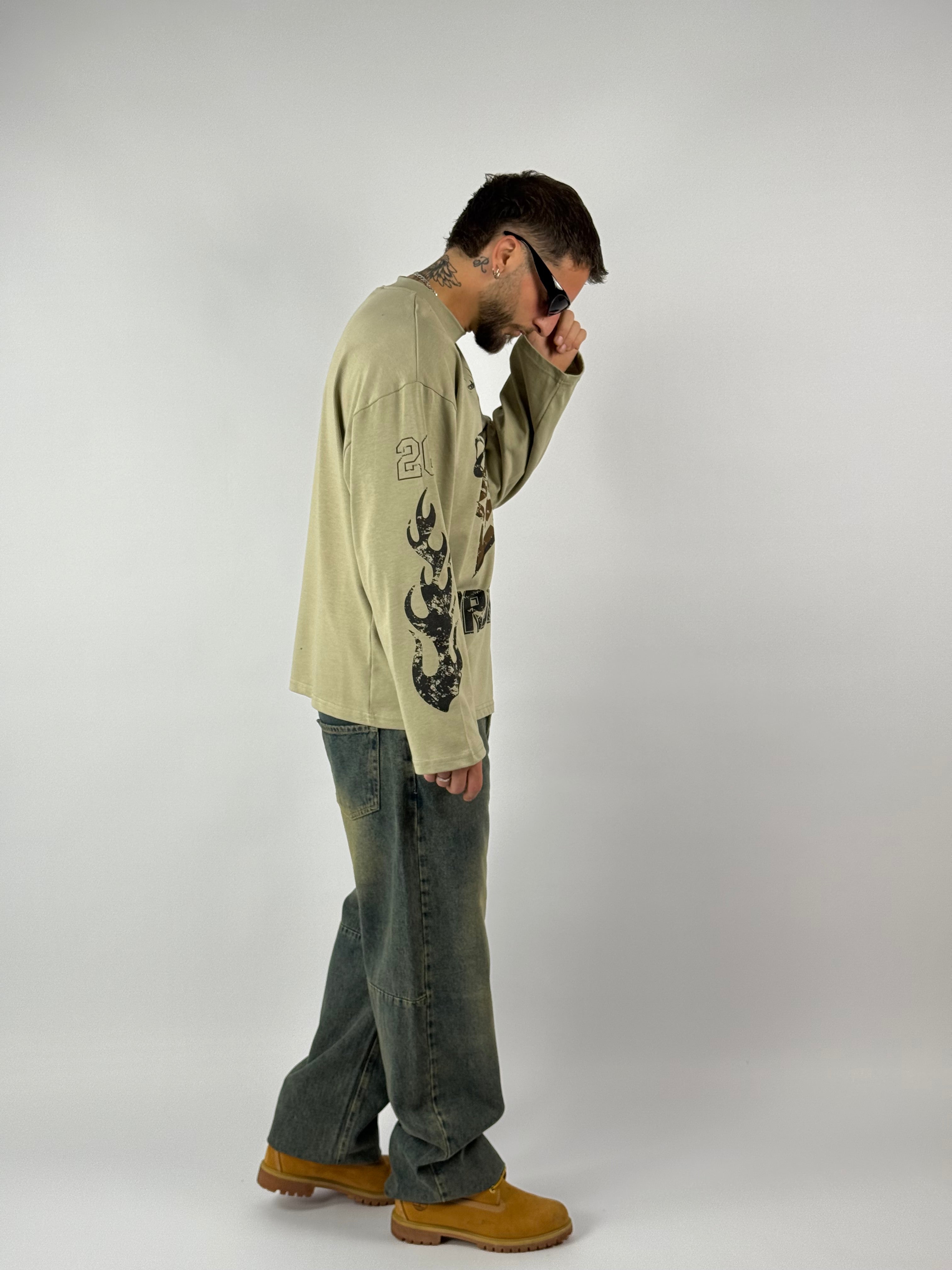 Long sleeve “Brooklyn” menta