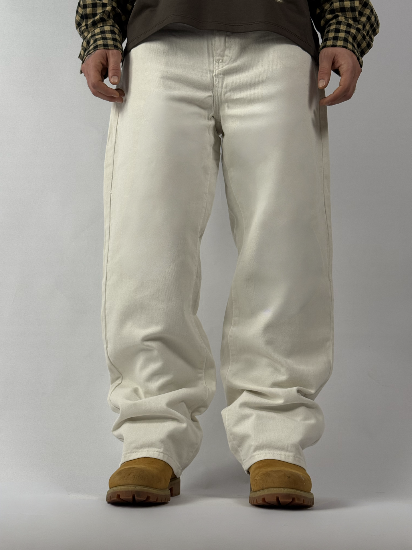 Jeans Baggy white