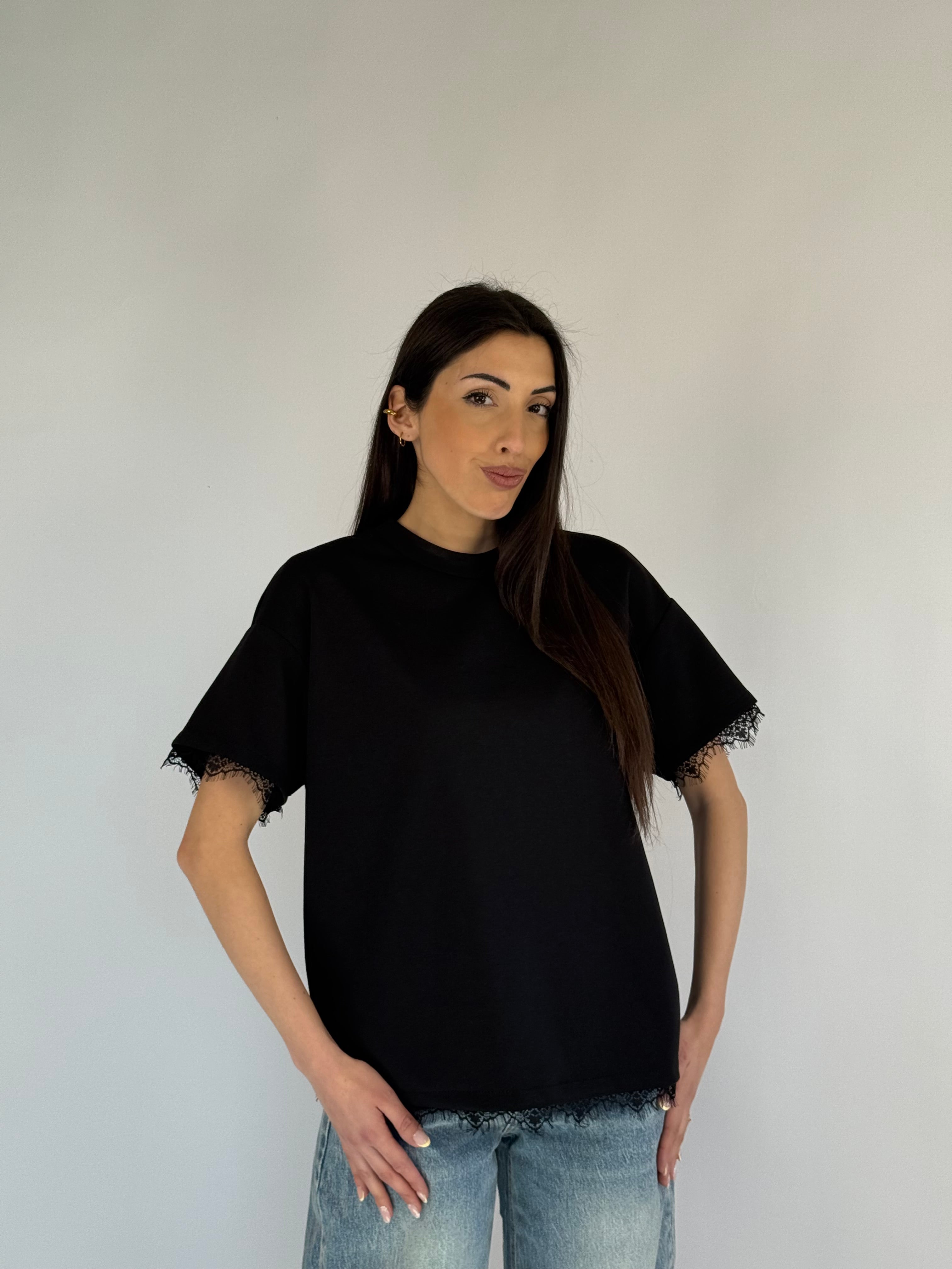 T-shirt over