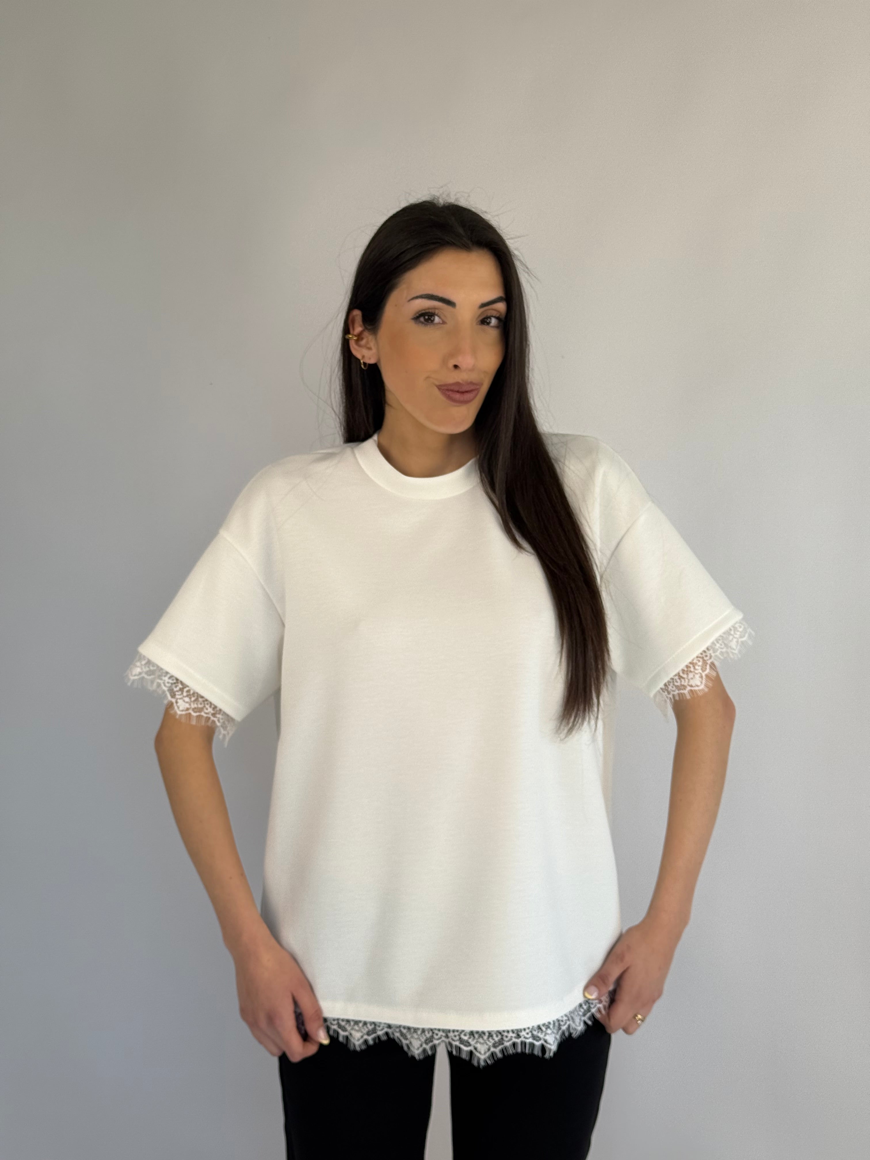 T-shirt over