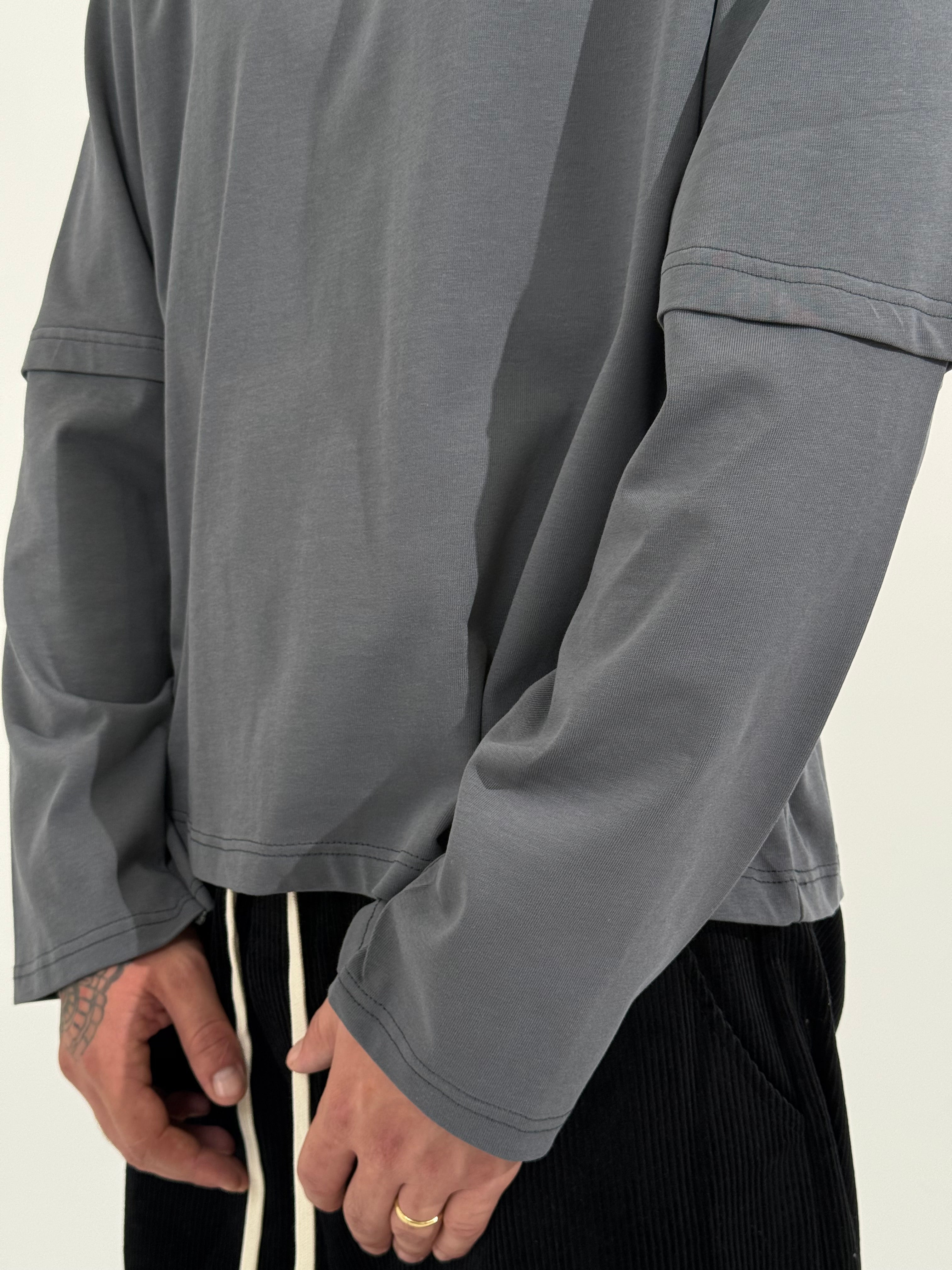 Long sleeve double