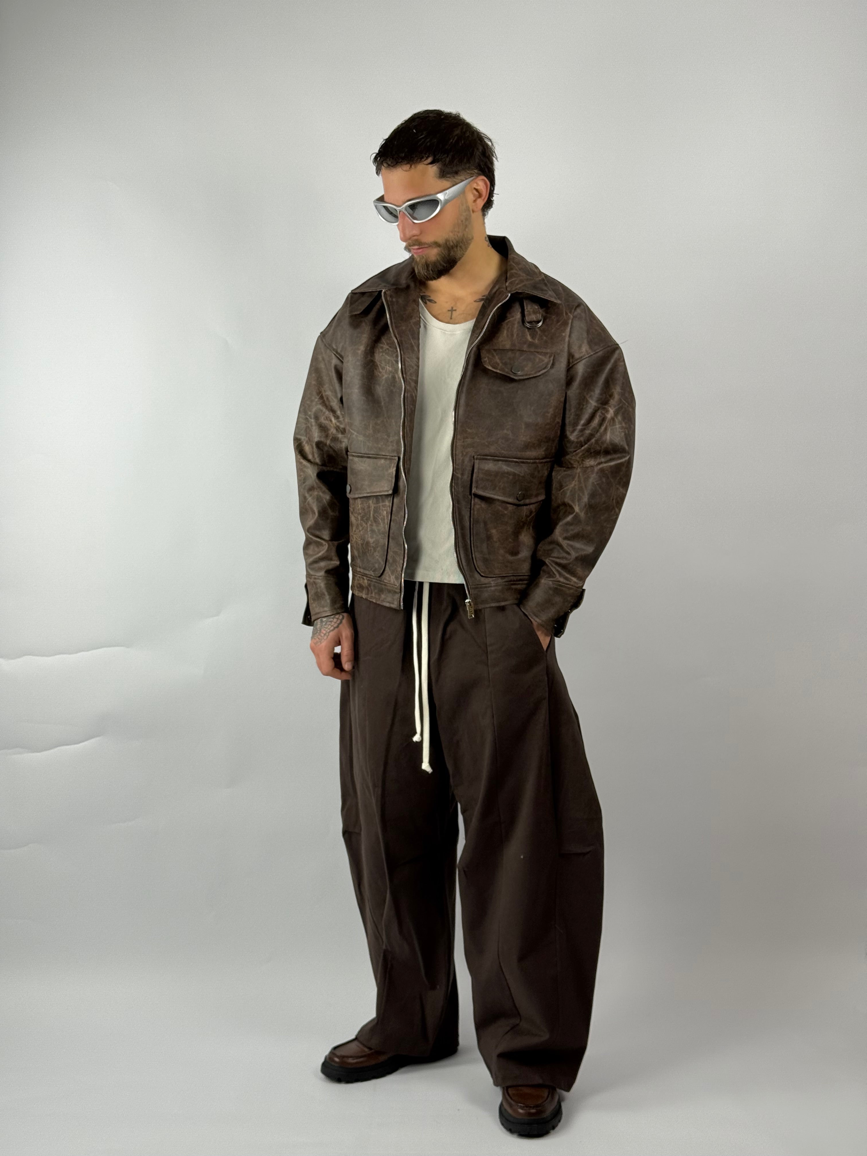 Jacket “Depp” crop Moro