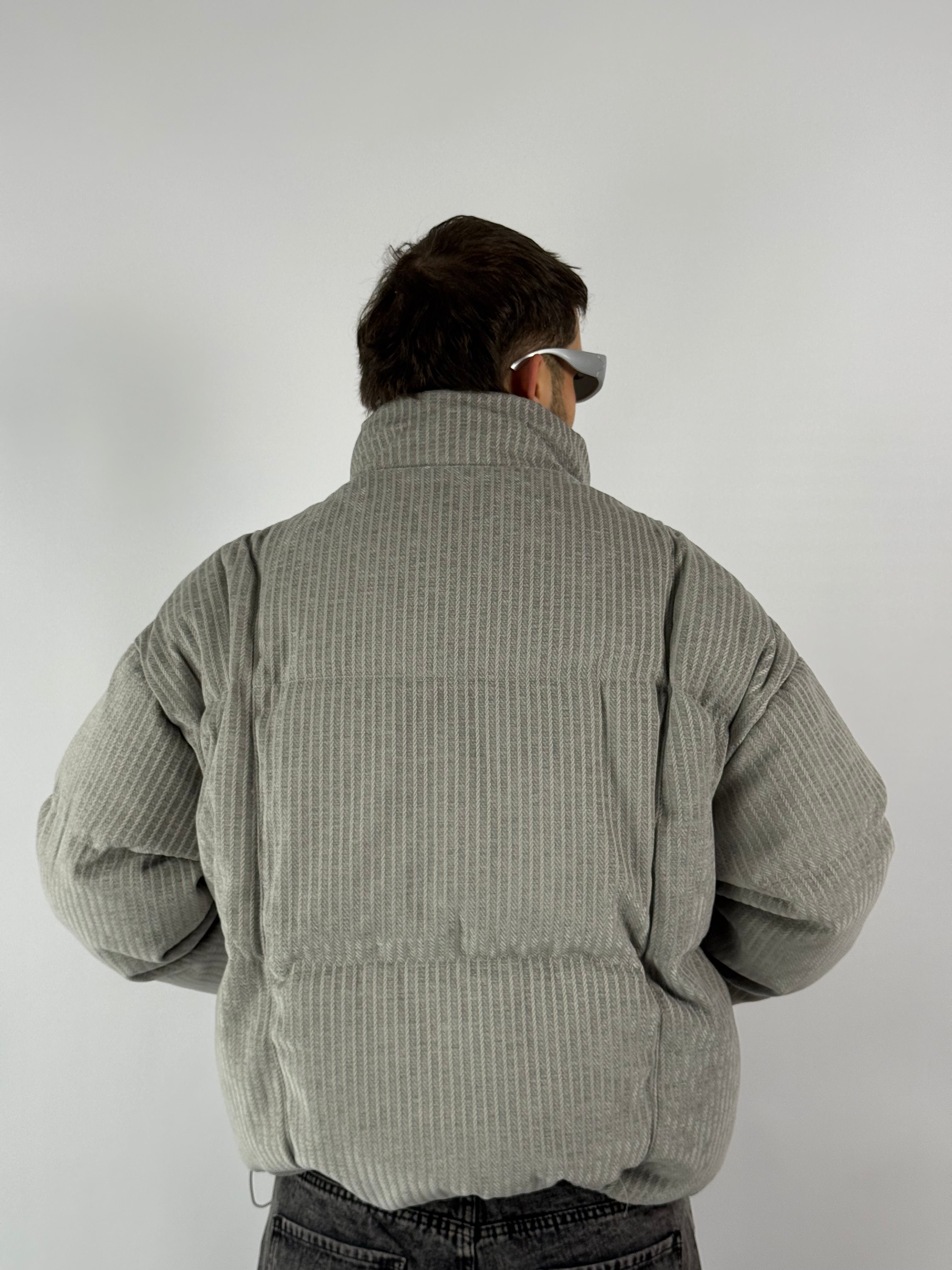 Bomber “Cortina” silver