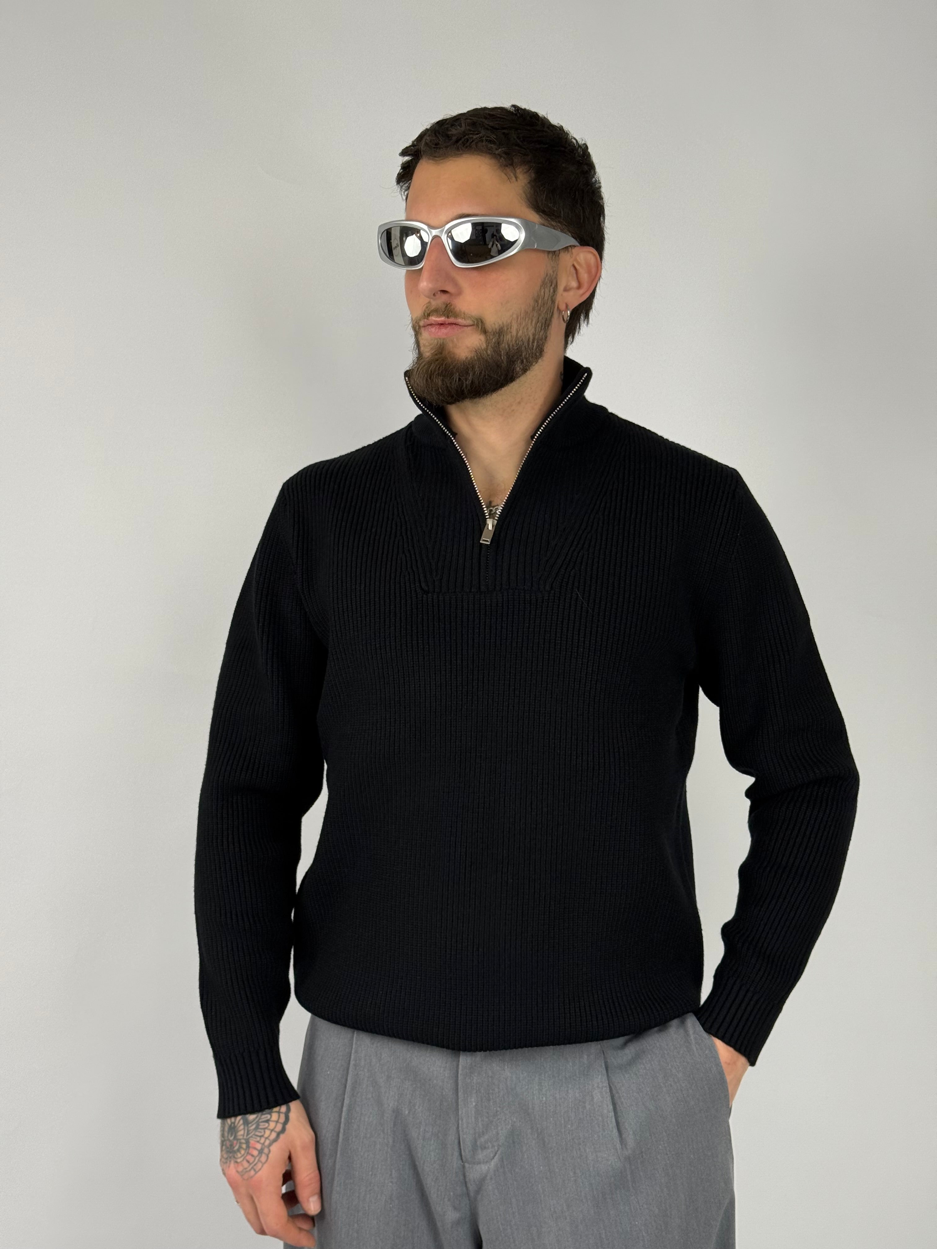 Maglione half zip “Benedict”