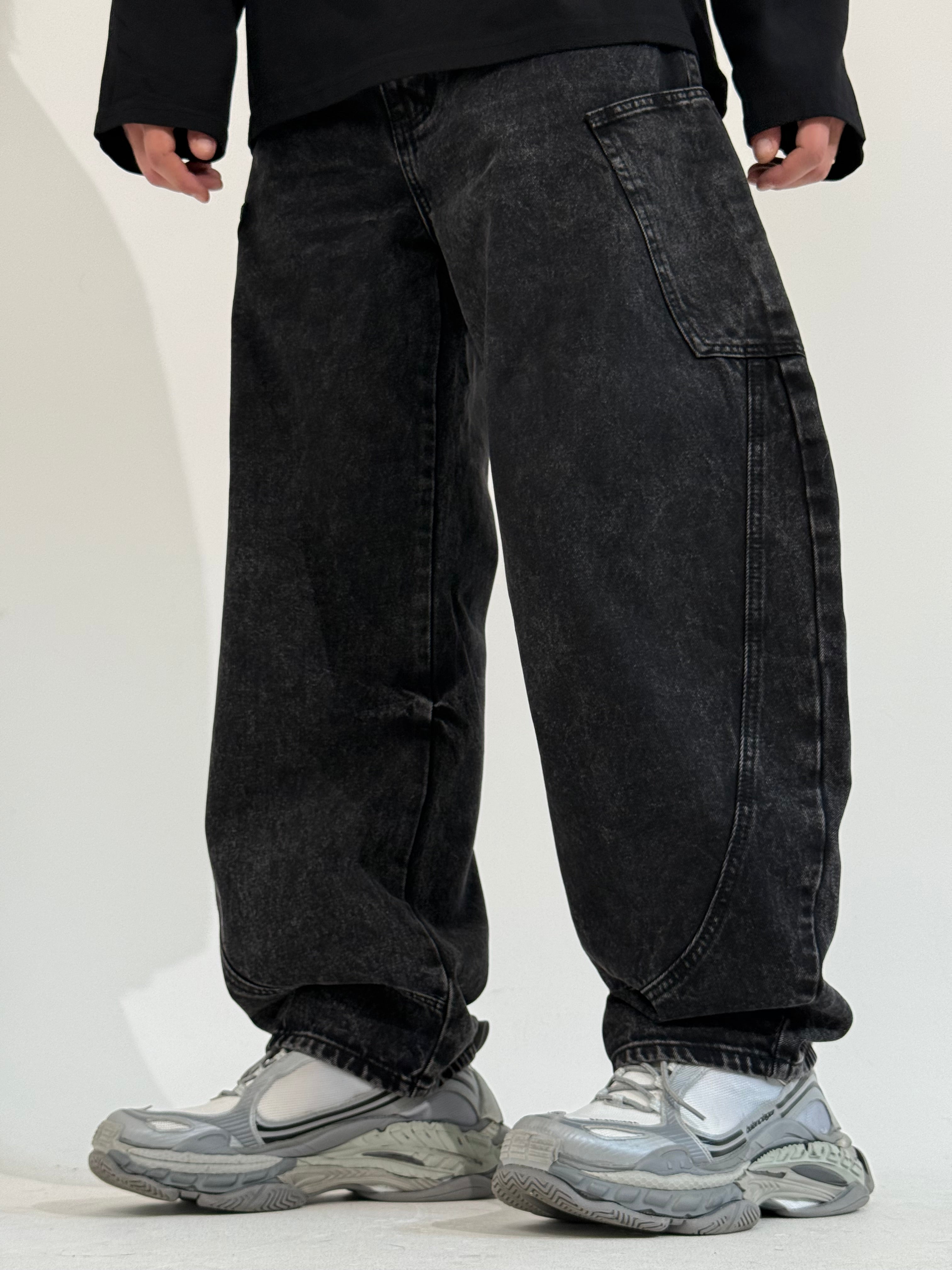 Jeans ballon washed