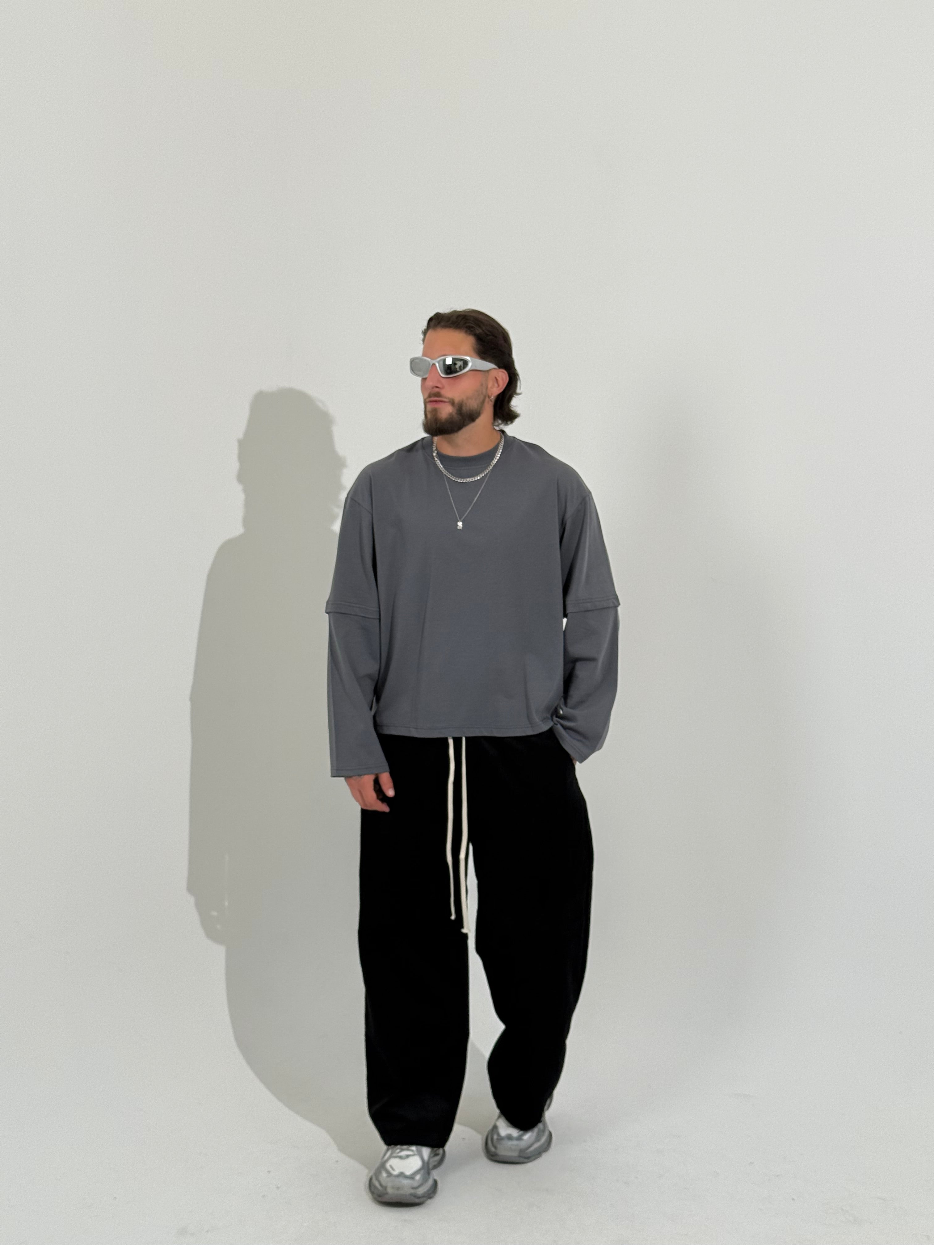 Long sleeve double